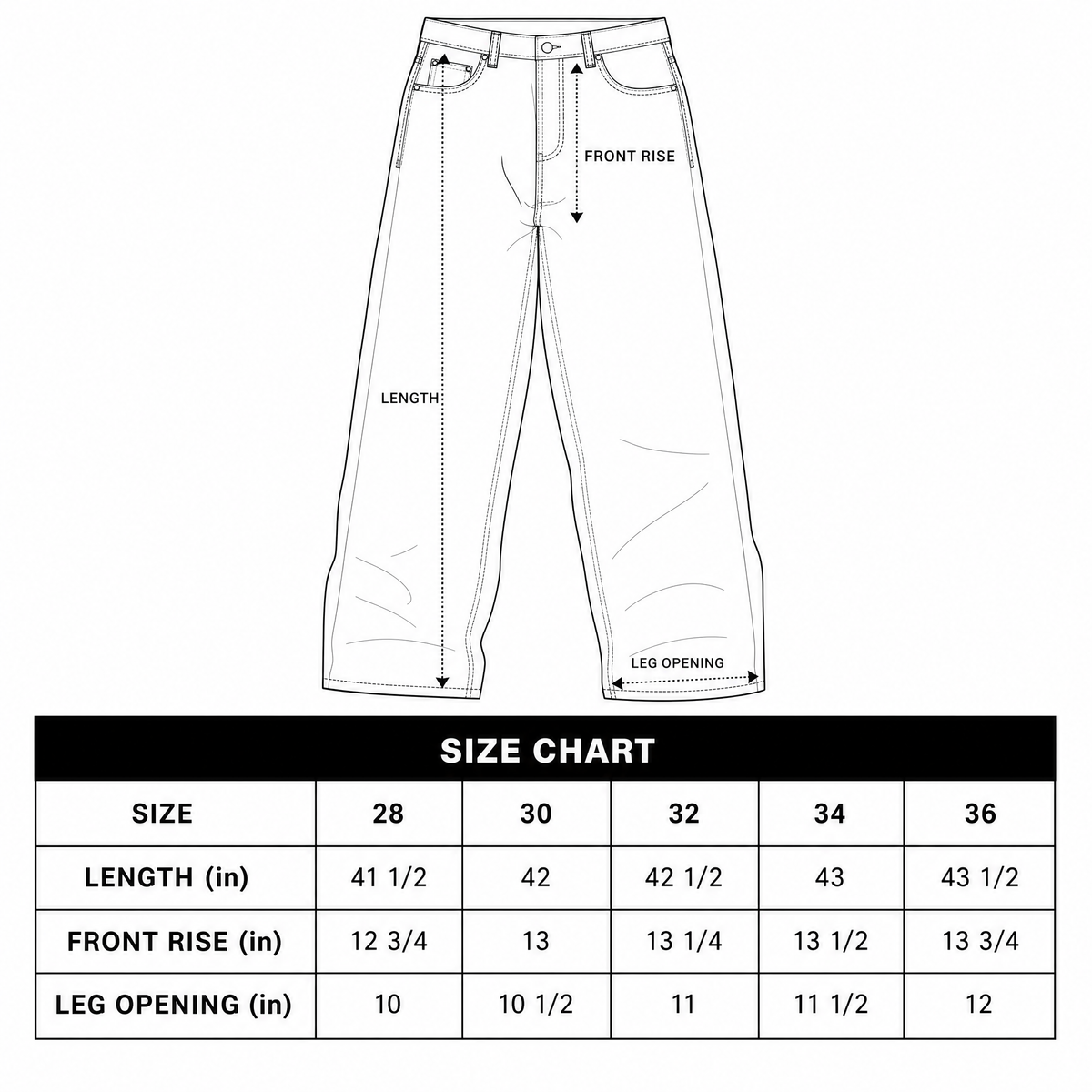 Everyday Selvedge, Black