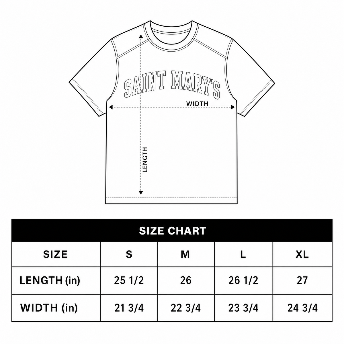 SAINT MARY'S College Tee