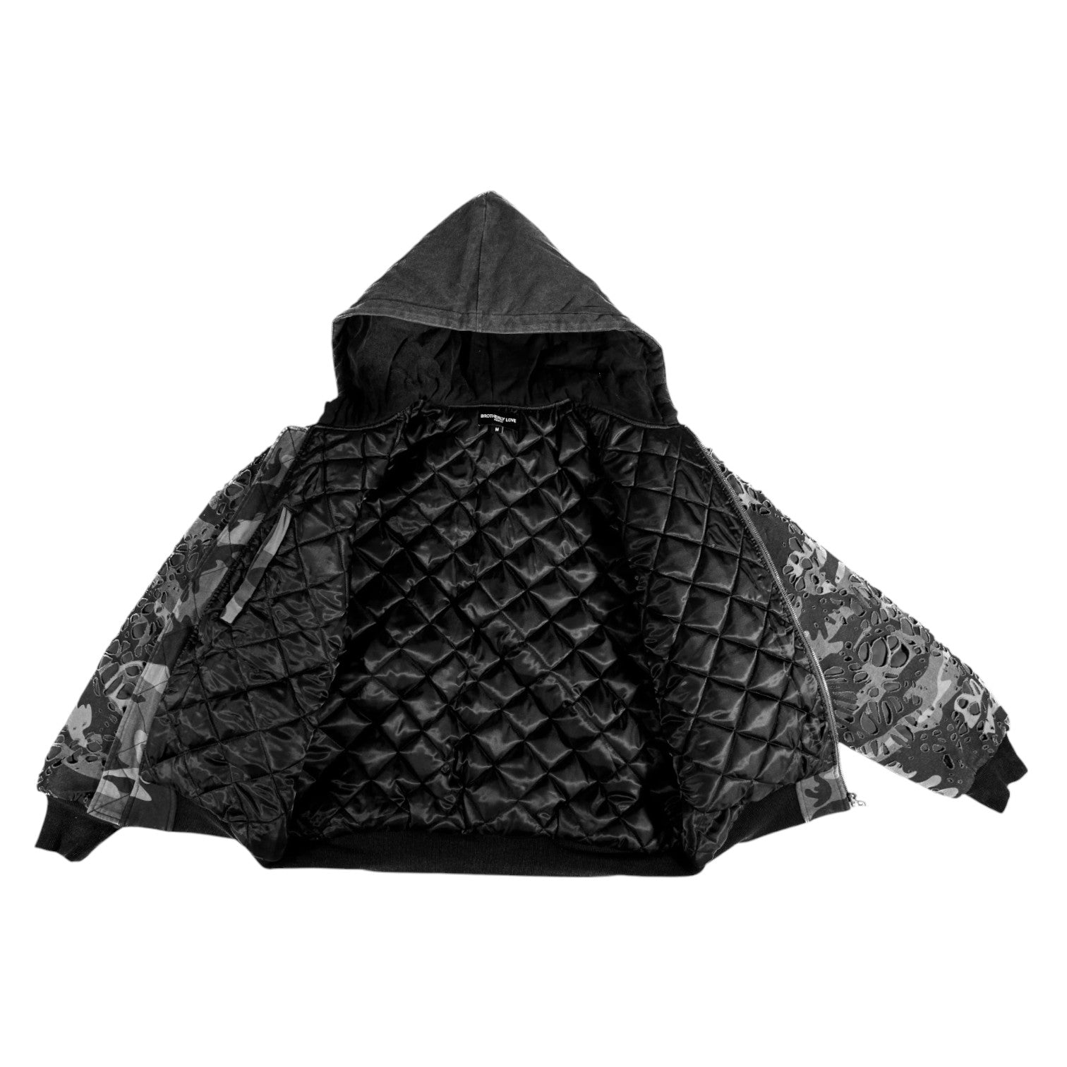 BL MUDCAMO BURNEDWEB NYLON BOMBER