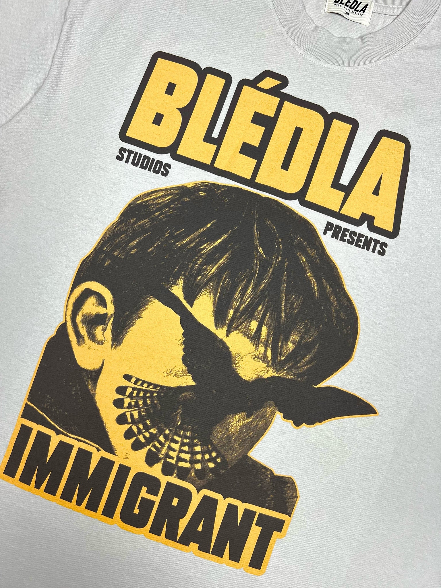 Immigrant Garment Dye Tee - Cool Grey