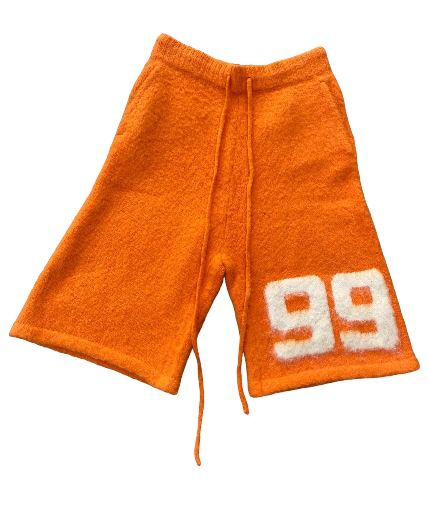 Mohair Shorts Orange