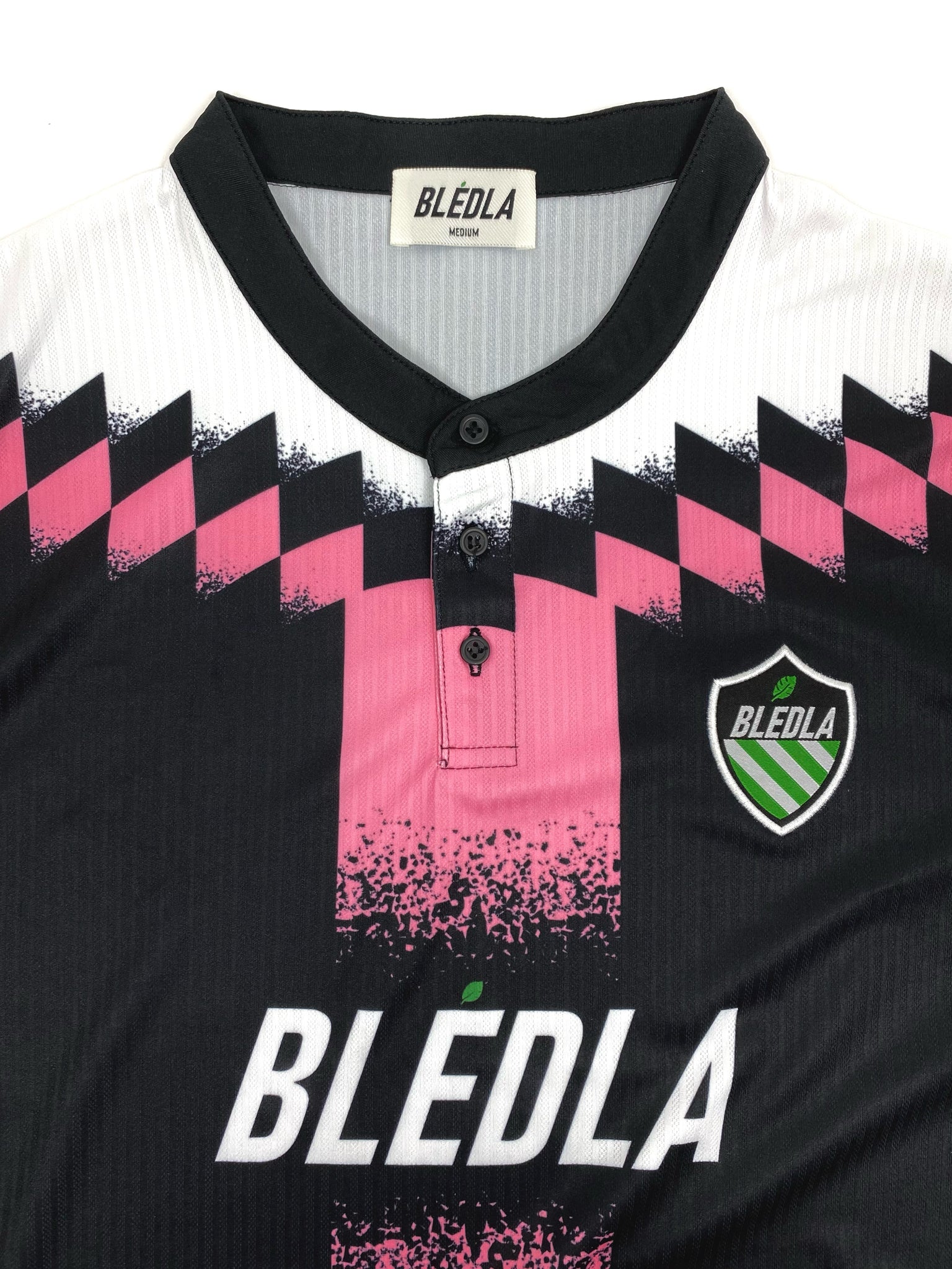 2122 Football Jersey - Black/Flamingo