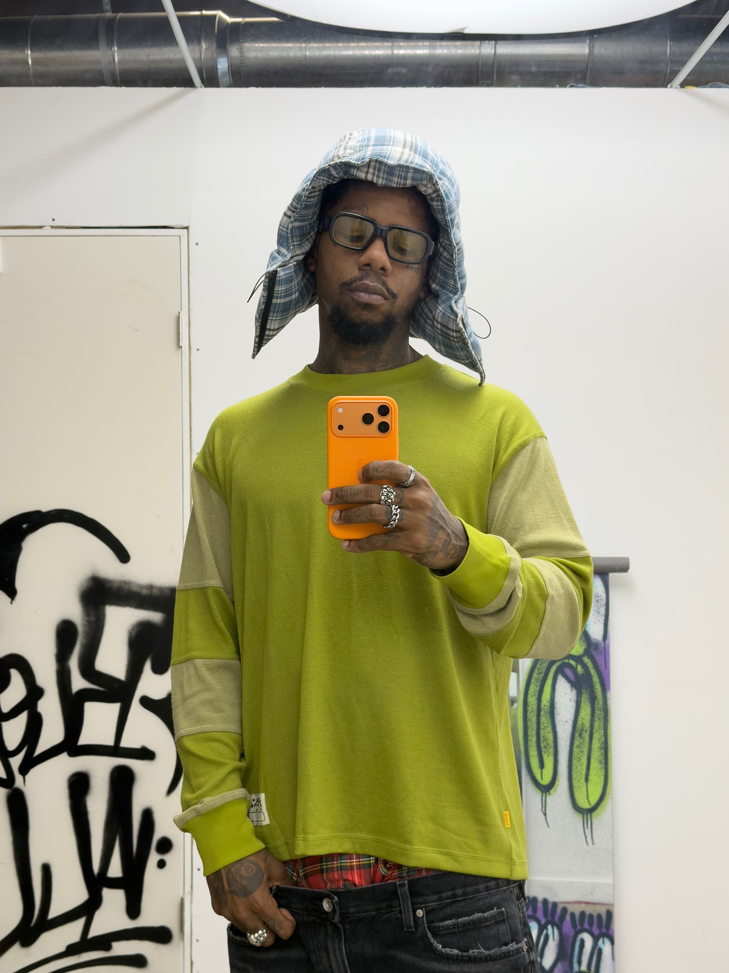 filthy® stripe sleeve (lime)