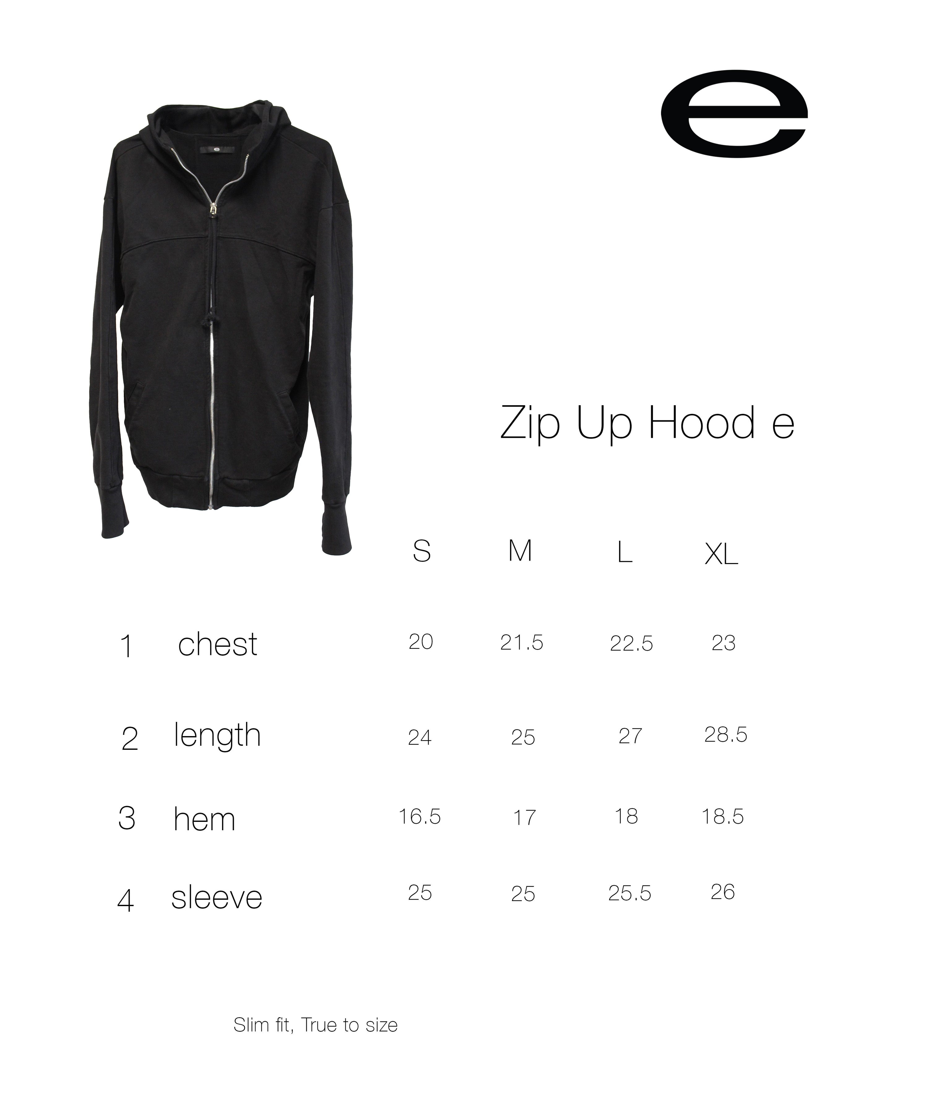 Ashes Zip Up Hood e
