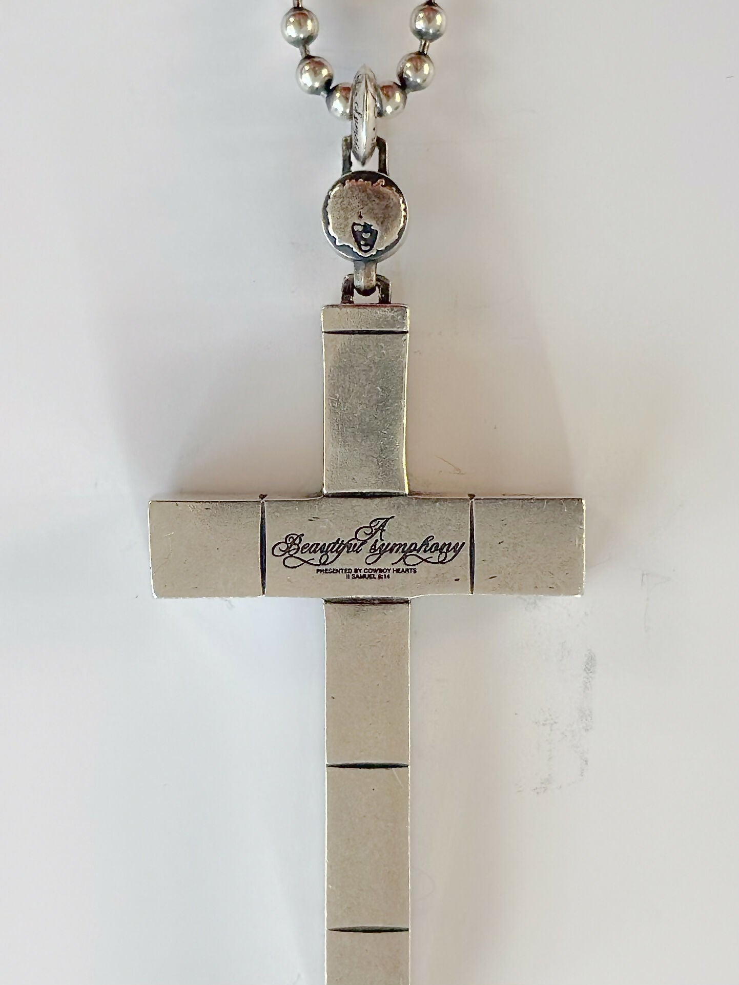 Symphony Speaker Cross Necklace