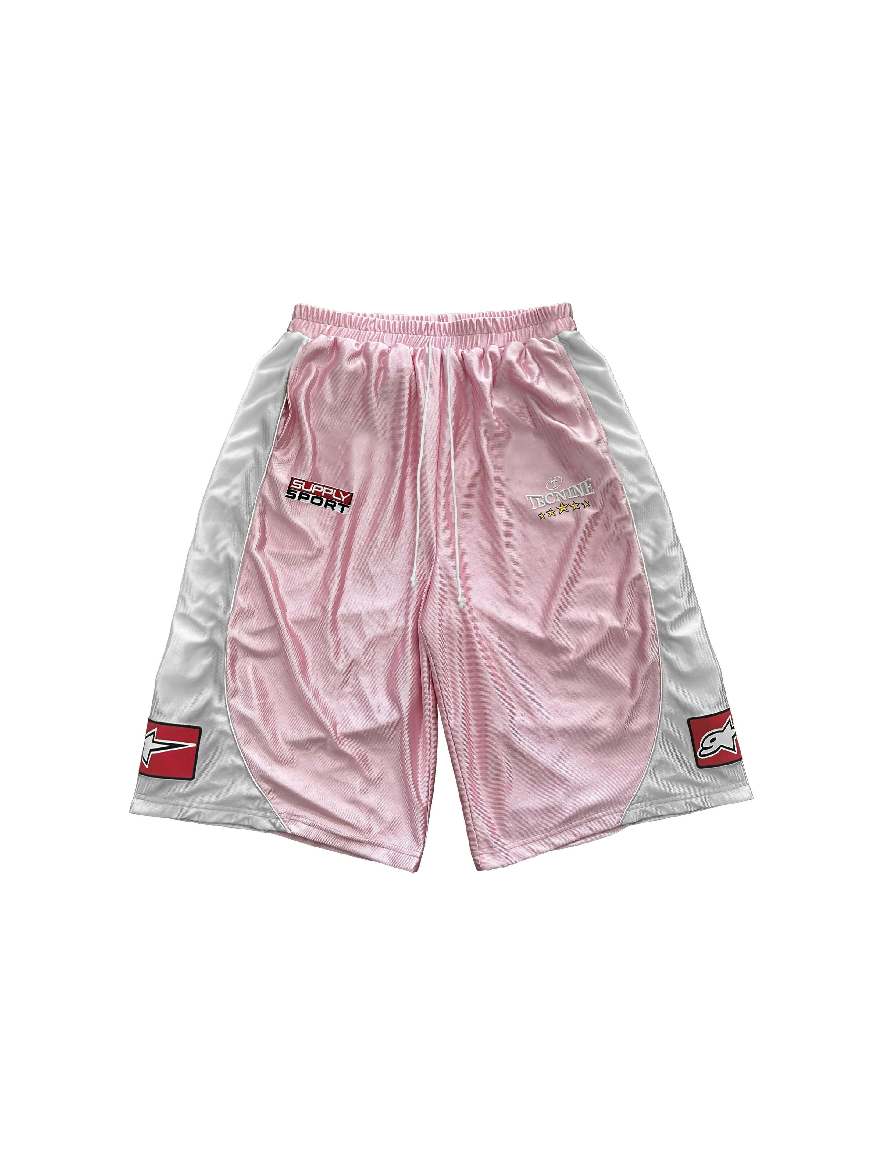 CONTRAST COLOR PANELED SPORTS PANTS