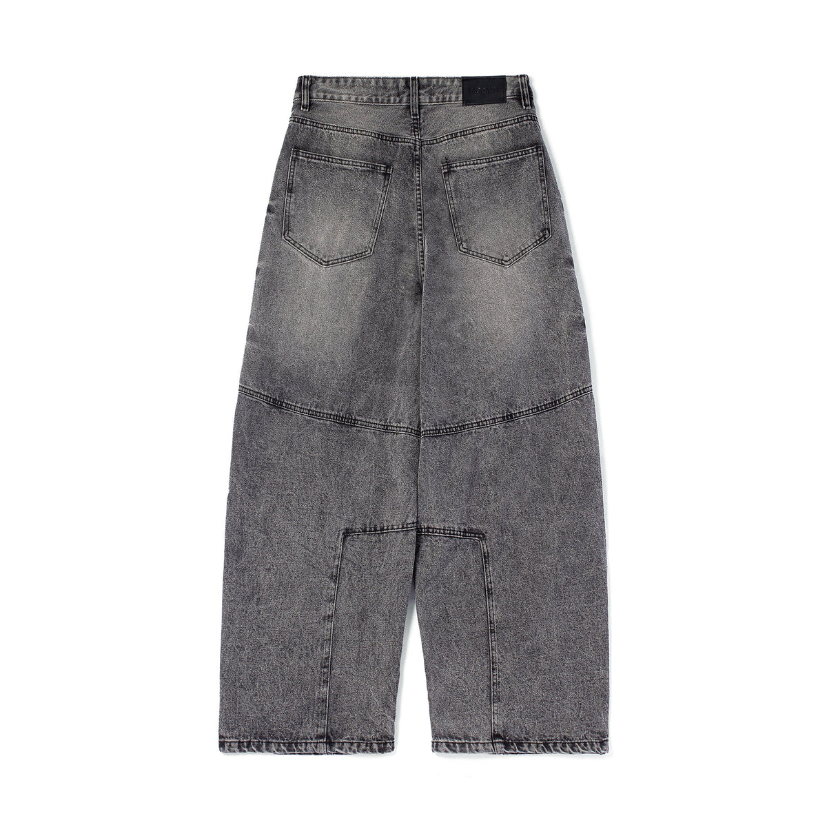 FADED GRAPHITE BIKER BAGGY JEANS