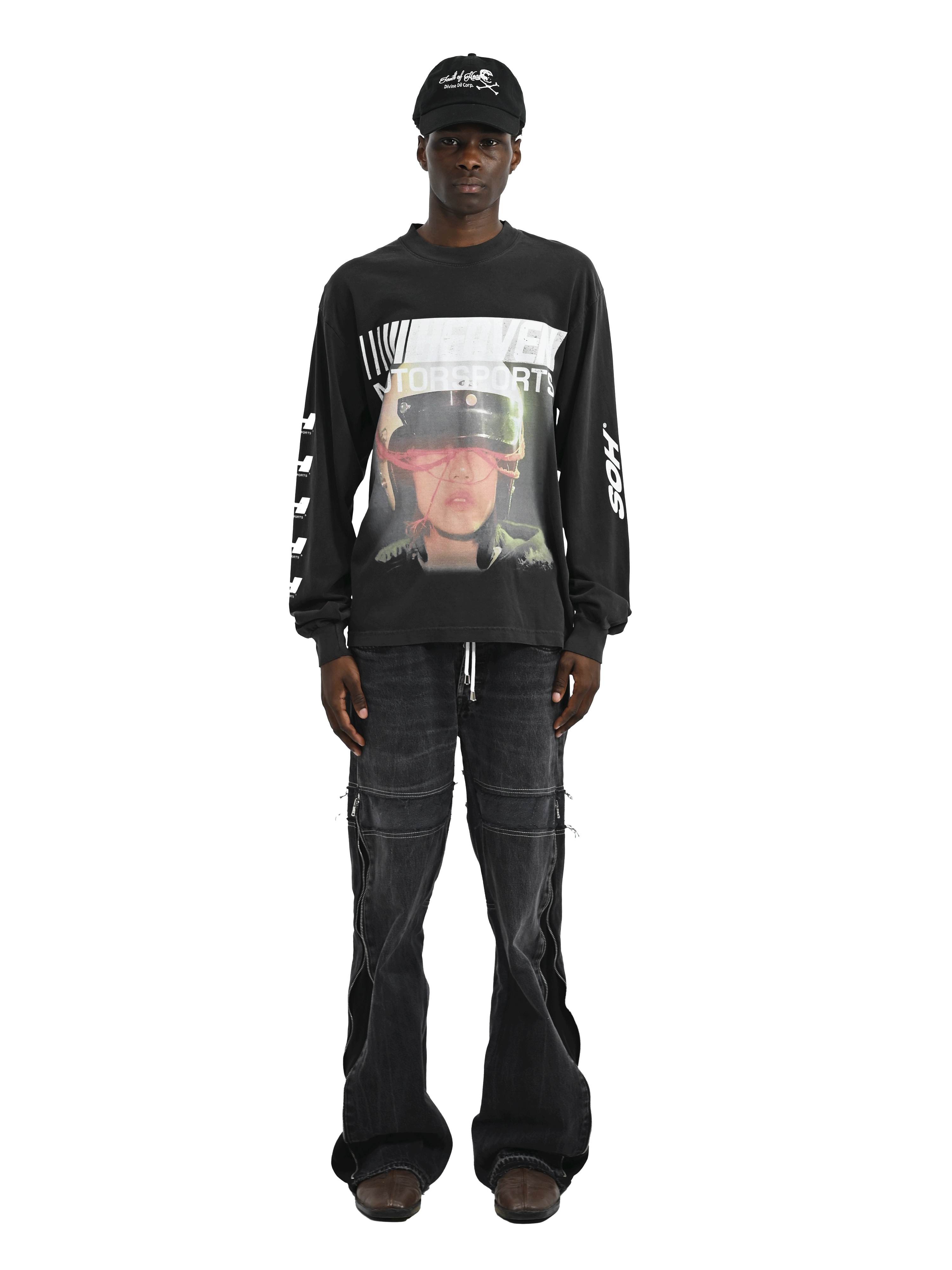 MOTORSPORT - Washed L/S T-Shirt