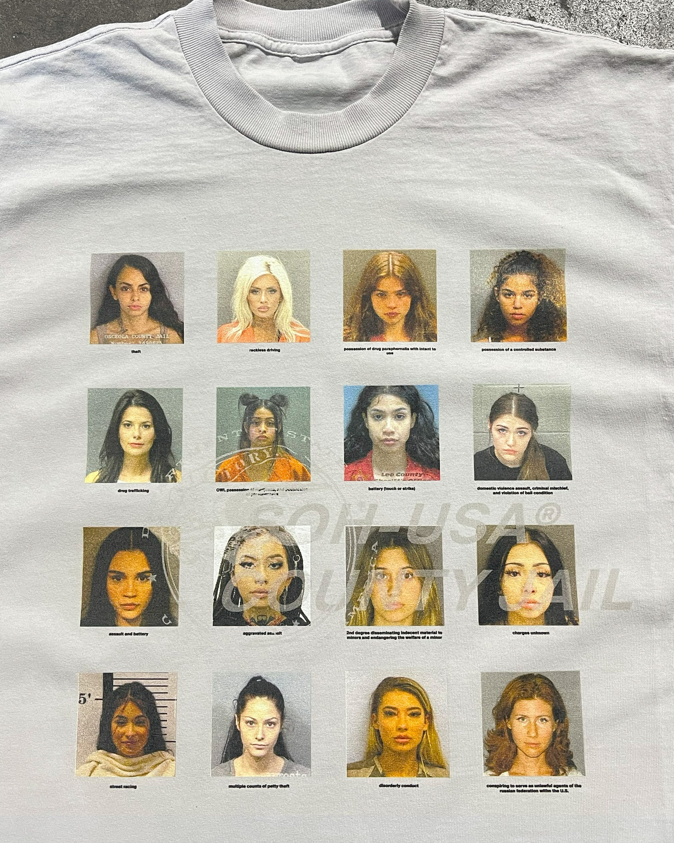 MUGSHAWTY - Heavy Box Tee Cement