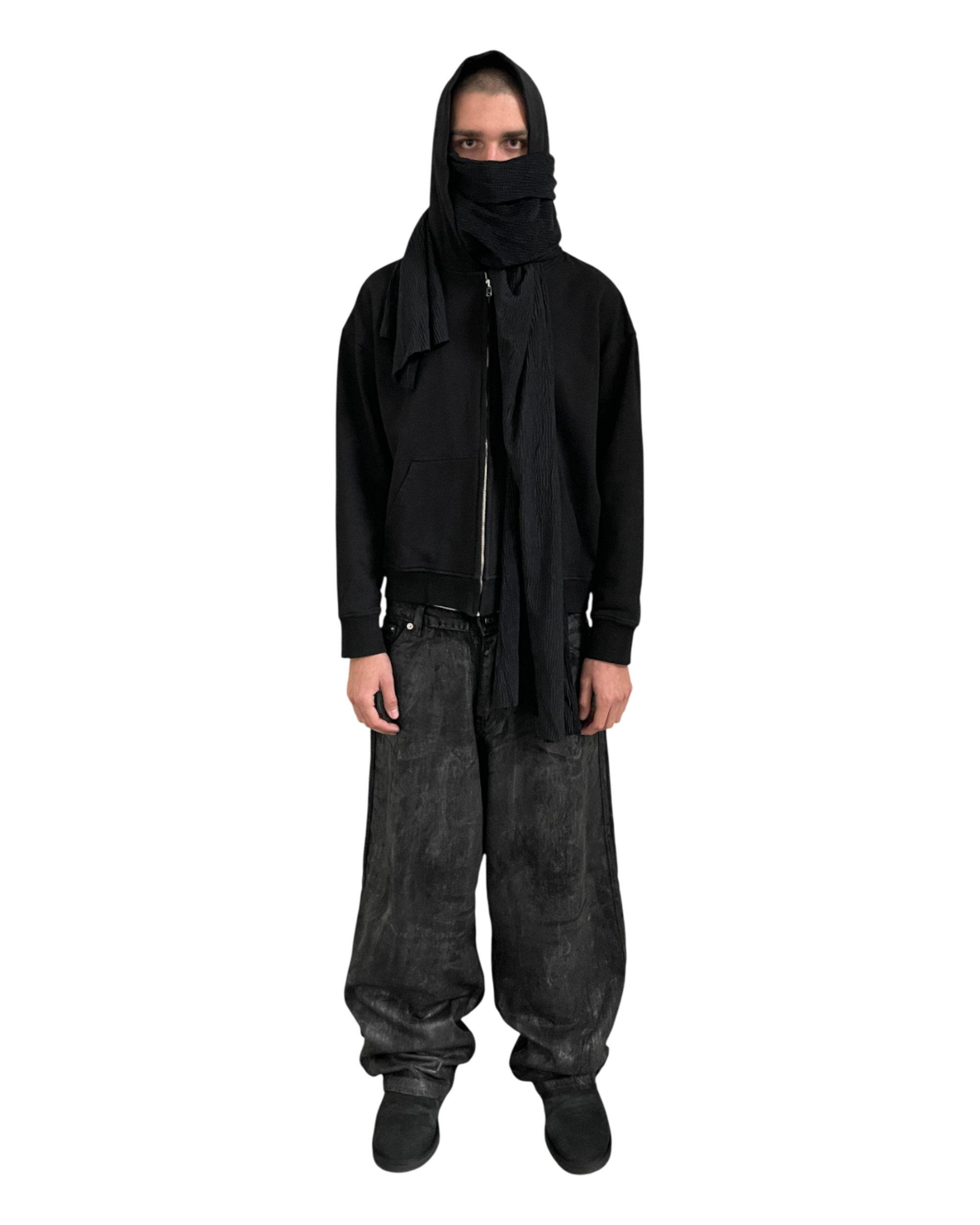 MUSLIN SCARF HOODIE – Lowheads