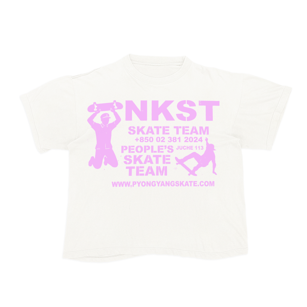 www.PyongYangSkate.com Tee (White)
