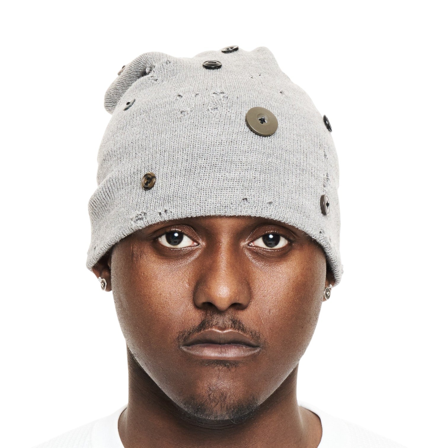 Grey Coraline Beanie