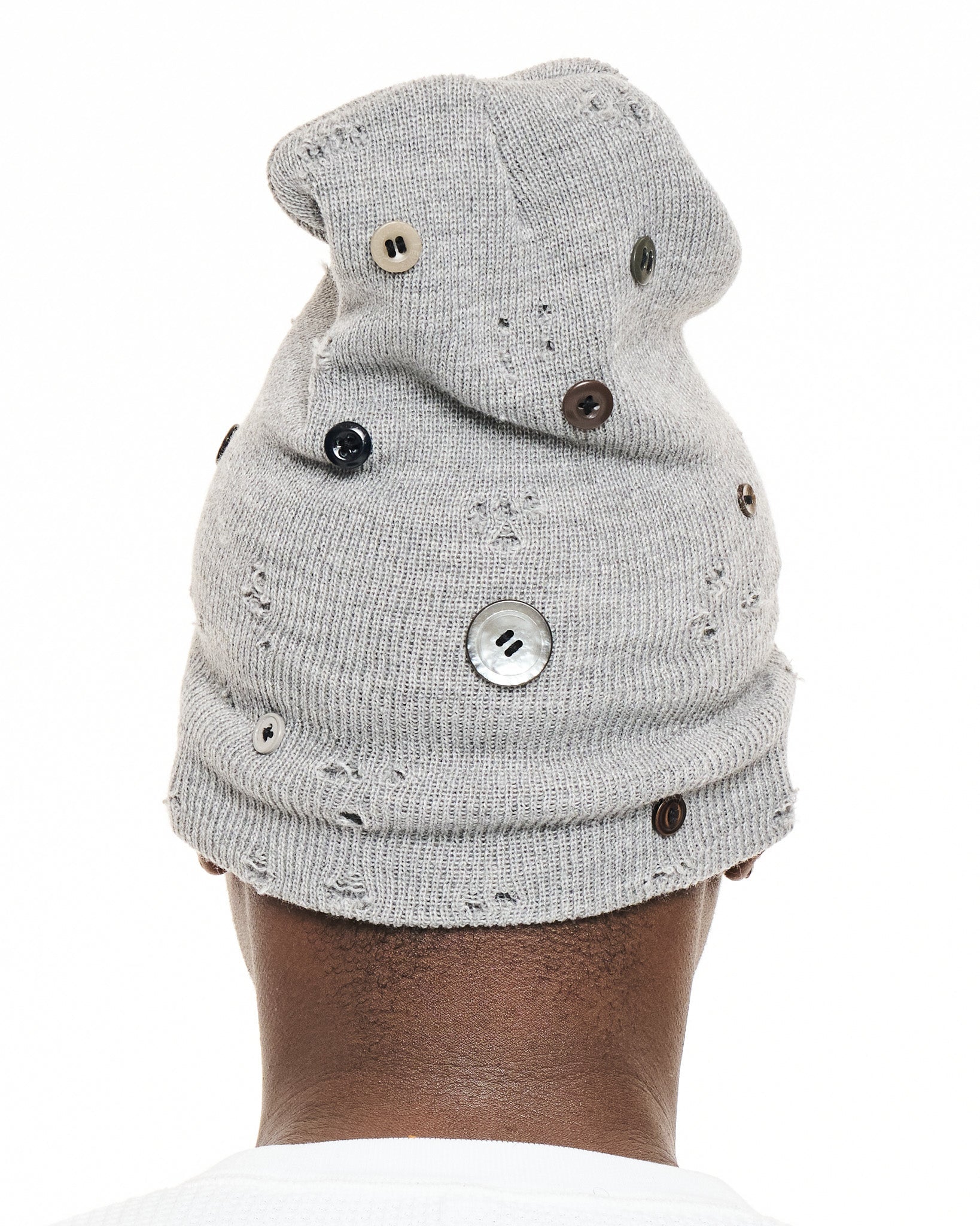 Grey Coraline Beanie