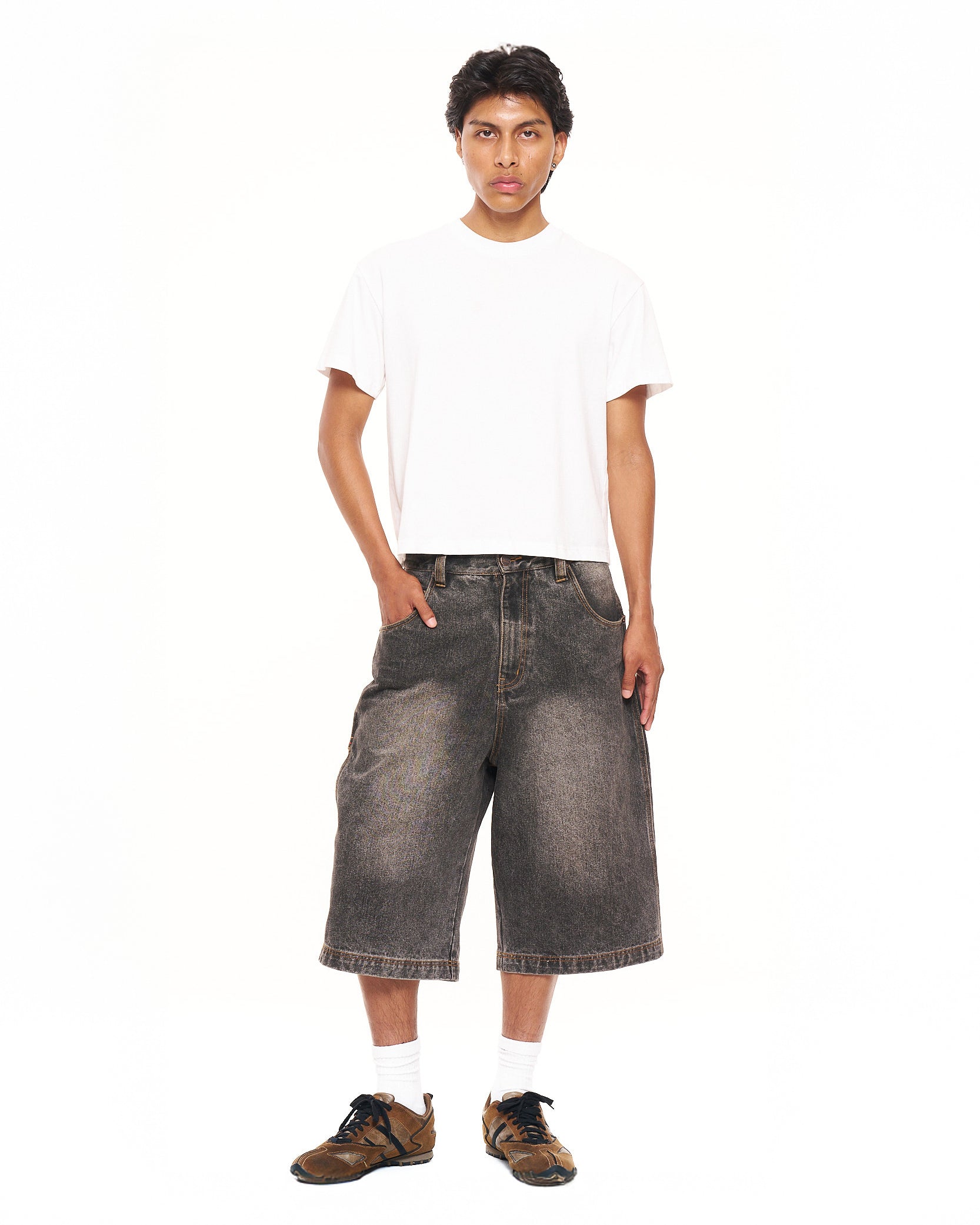 Natural Grey Dumbo Shorts