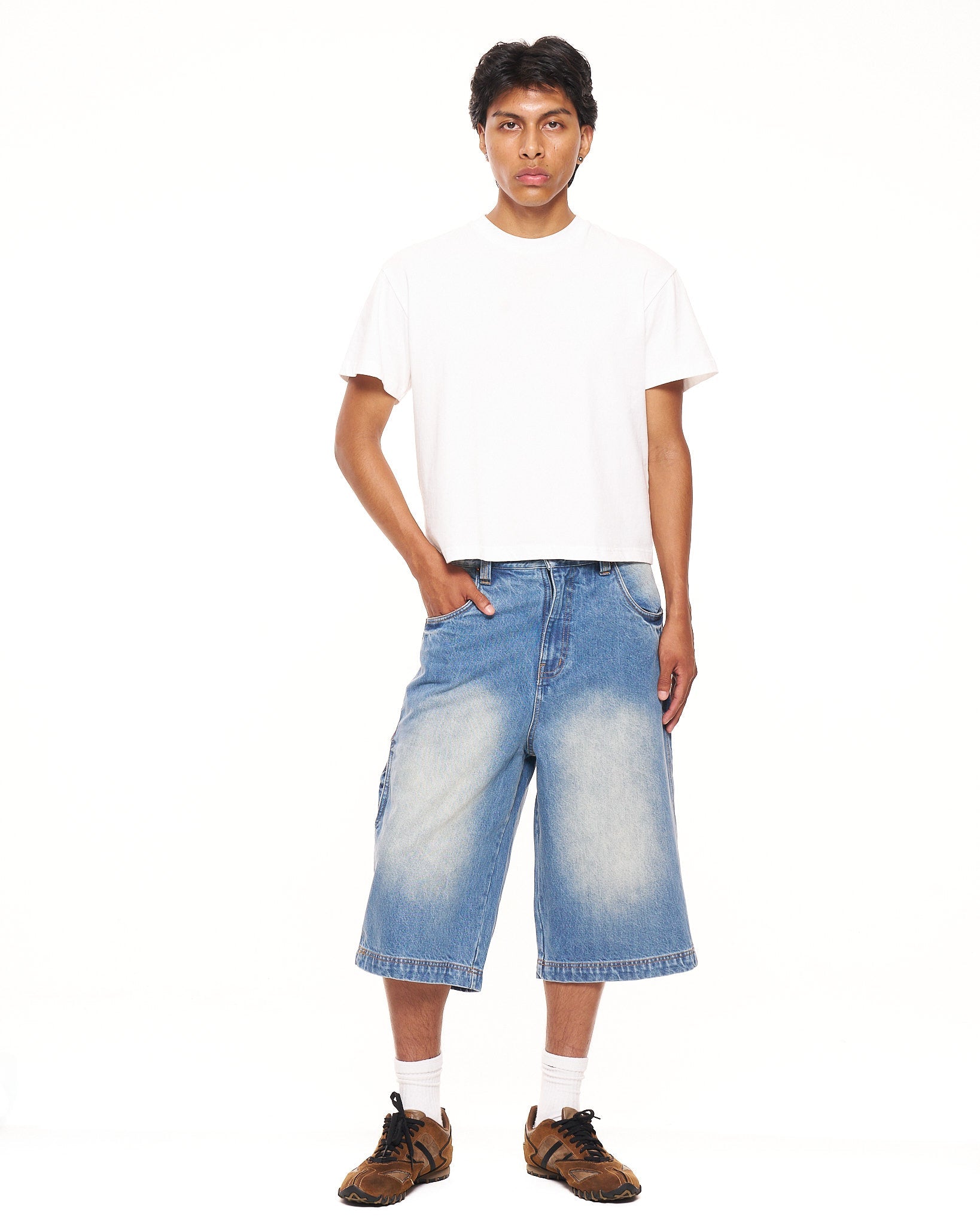 Light Wash Dumbo Shorts