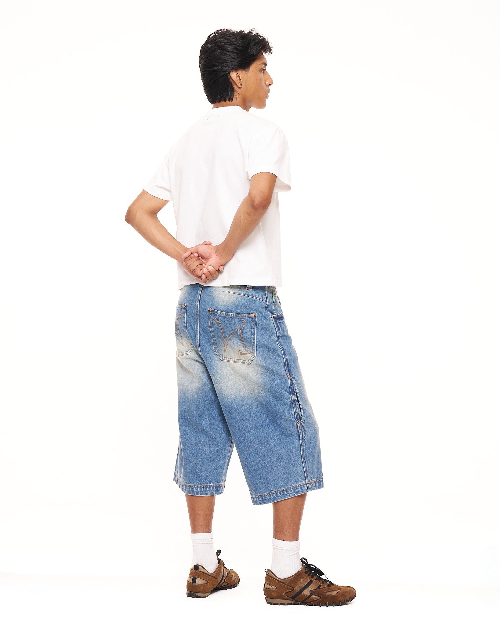 Light Wash Dumbo Shorts