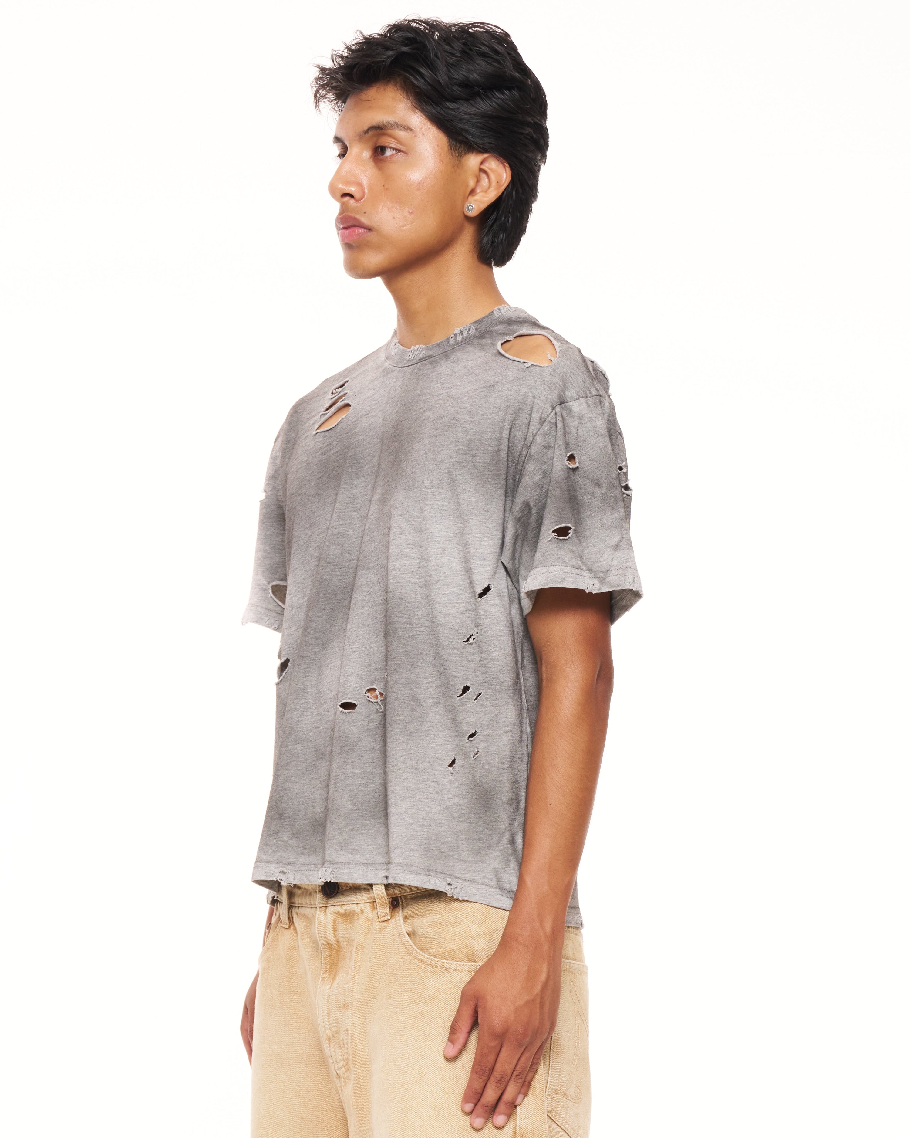 Dirty Grey Battle Tee