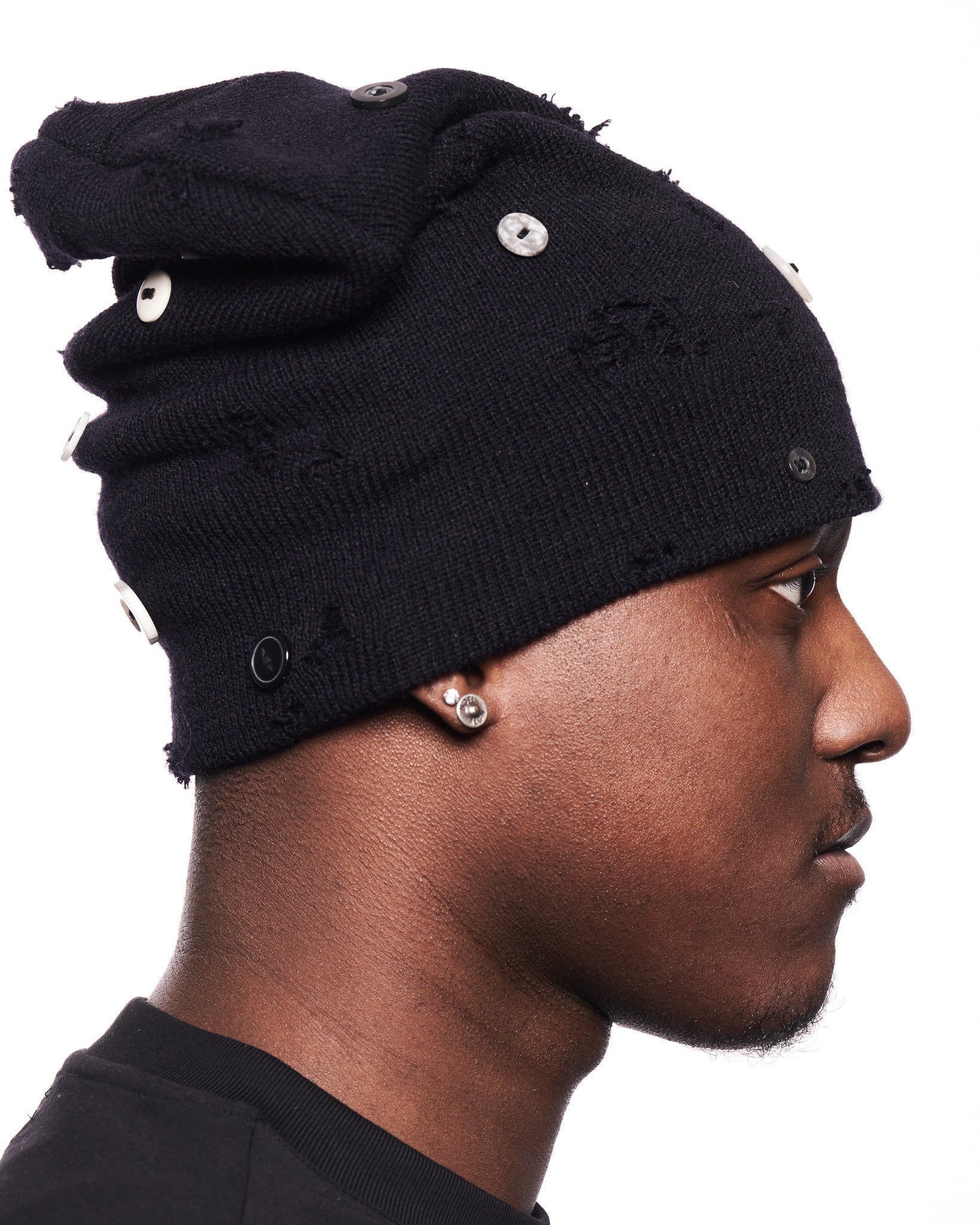 Black Coraline Beanie