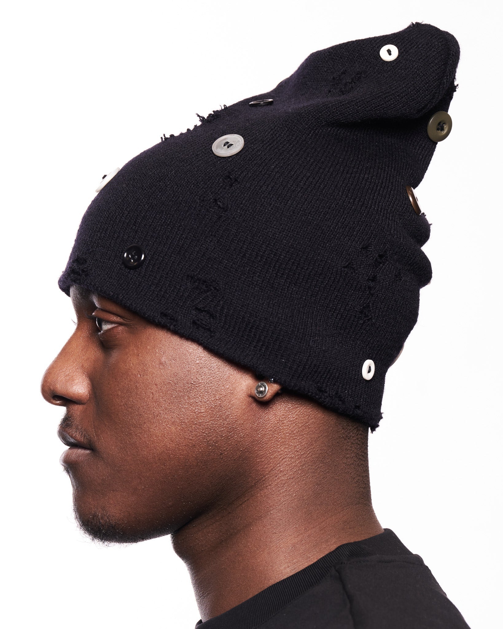Black Coraline Beanie