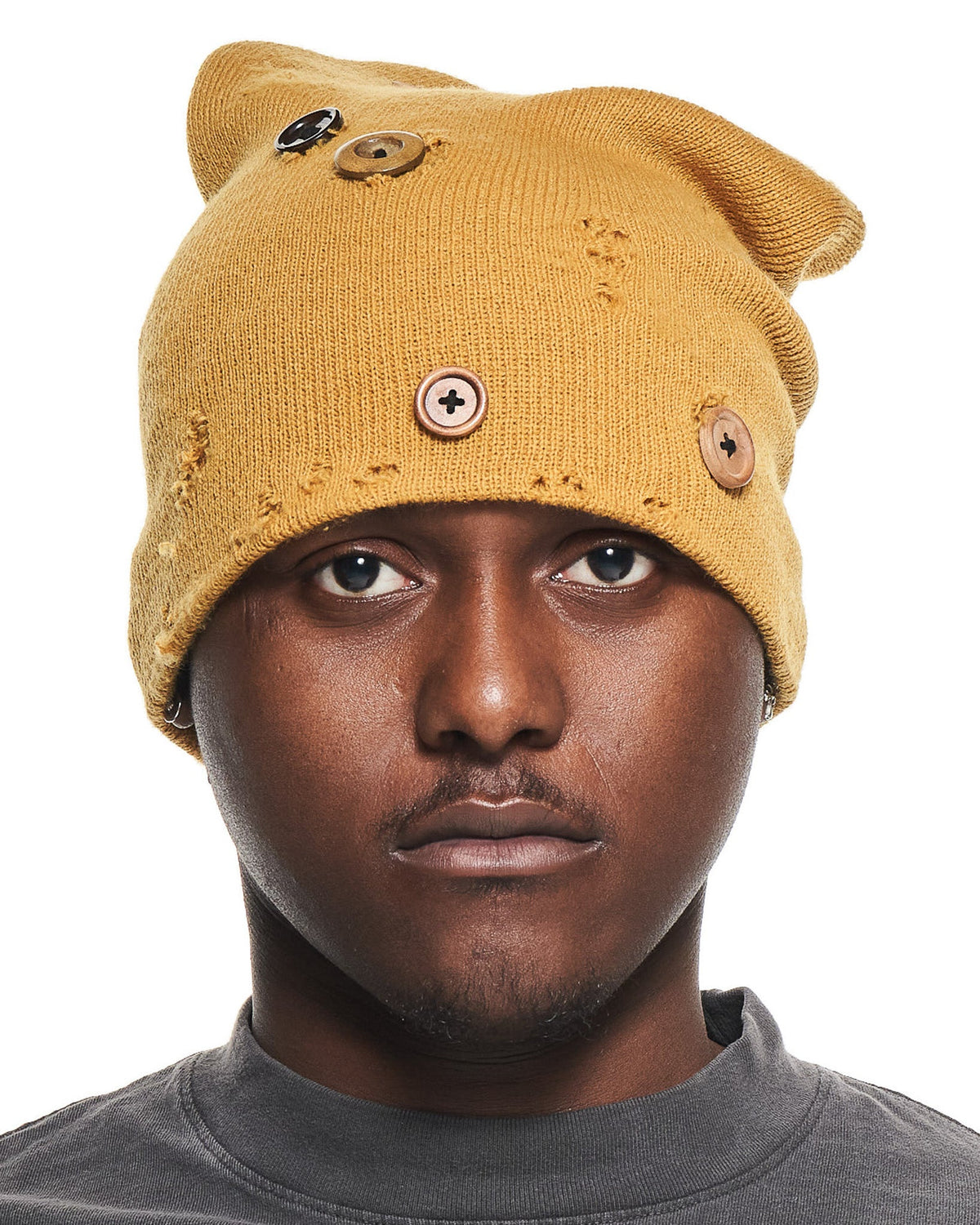 Mustard Coraline Beanie
