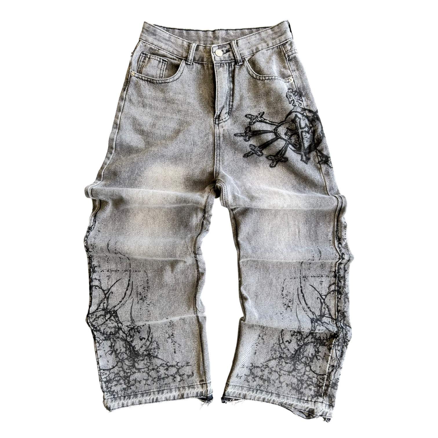 Black Heart Denim (Grey)