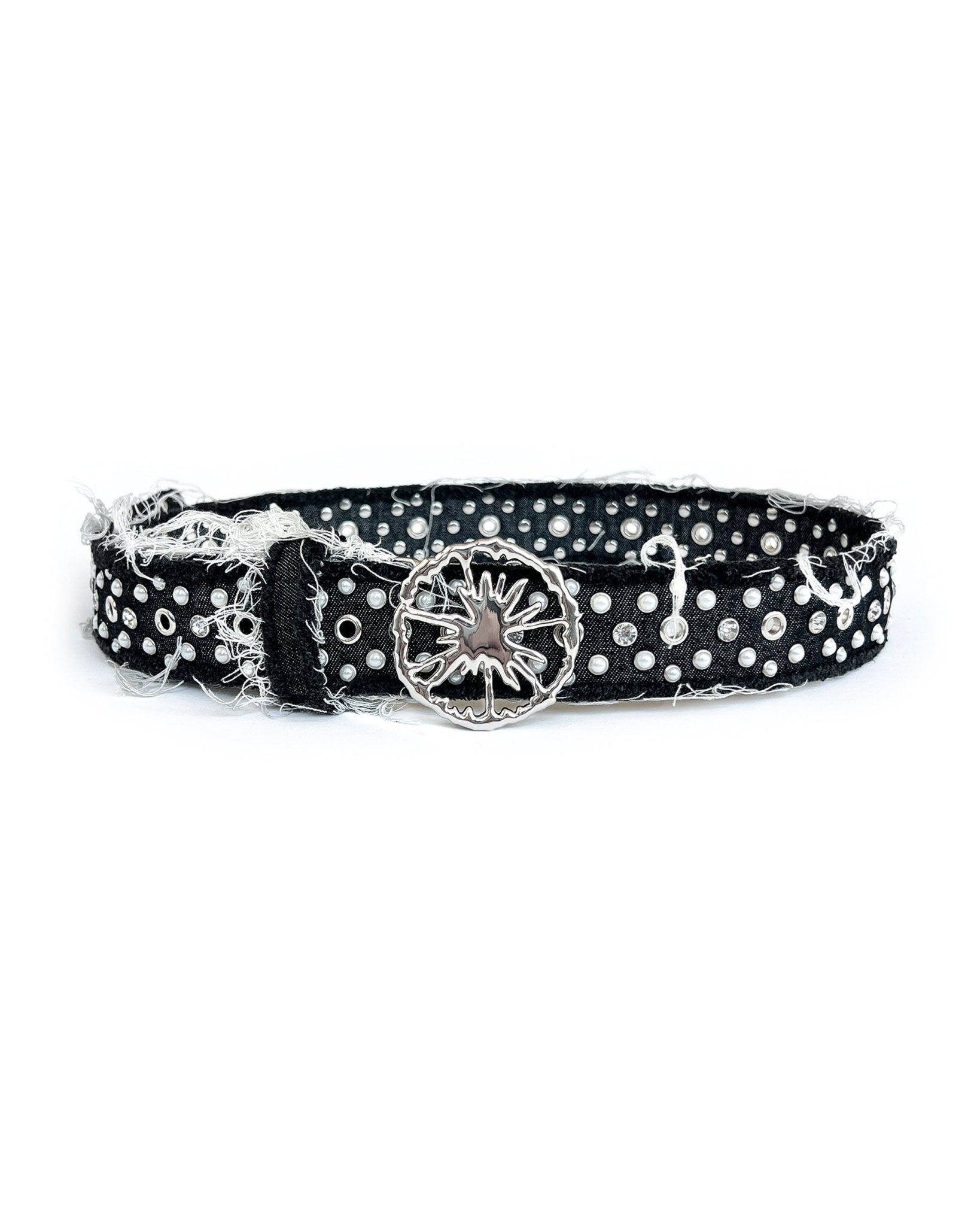 pearl denim belt - omnee world