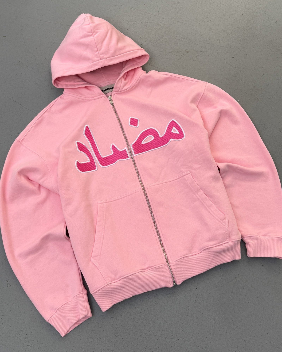 ARABIC PINK ZIP UP