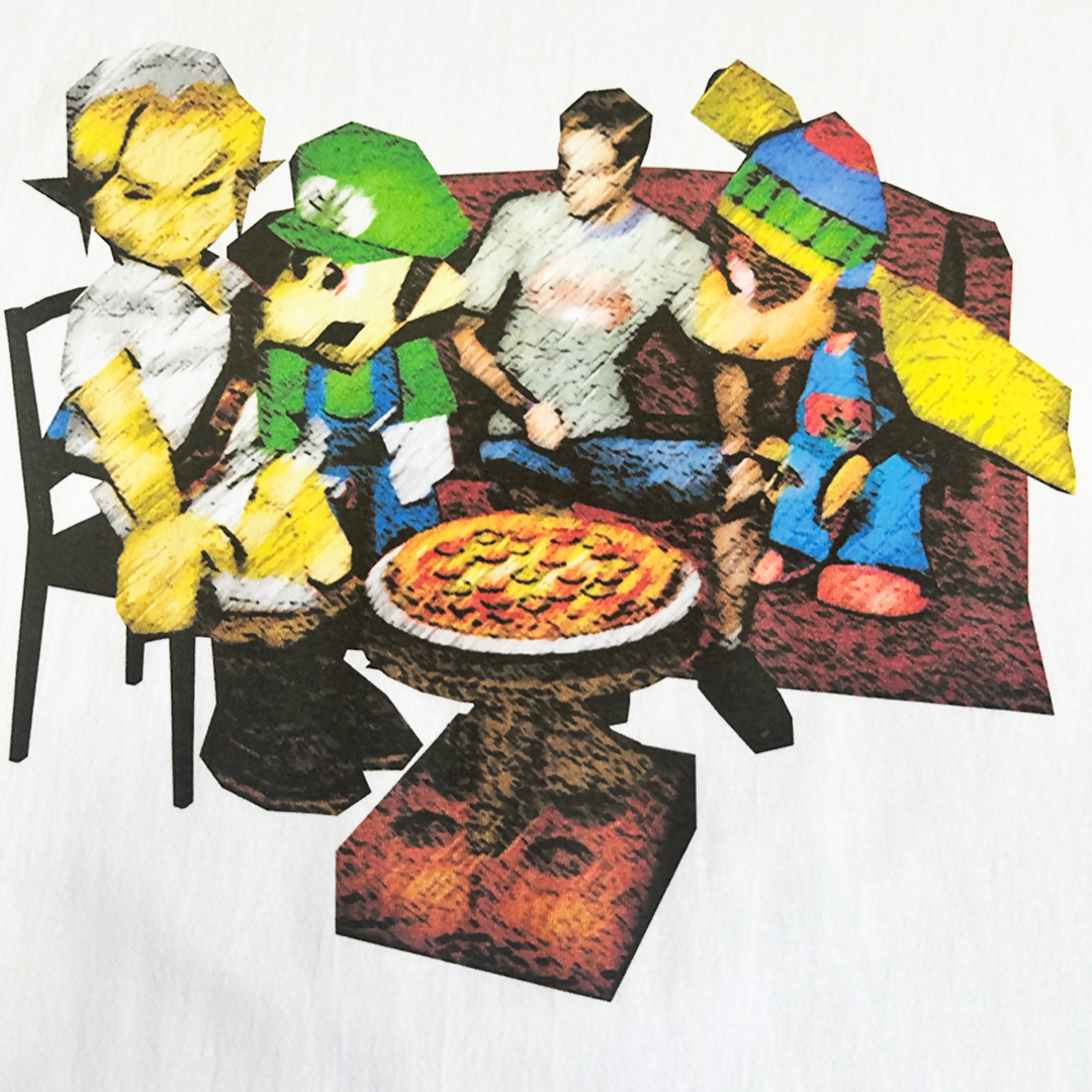 Chill Luigi Tee Front Details