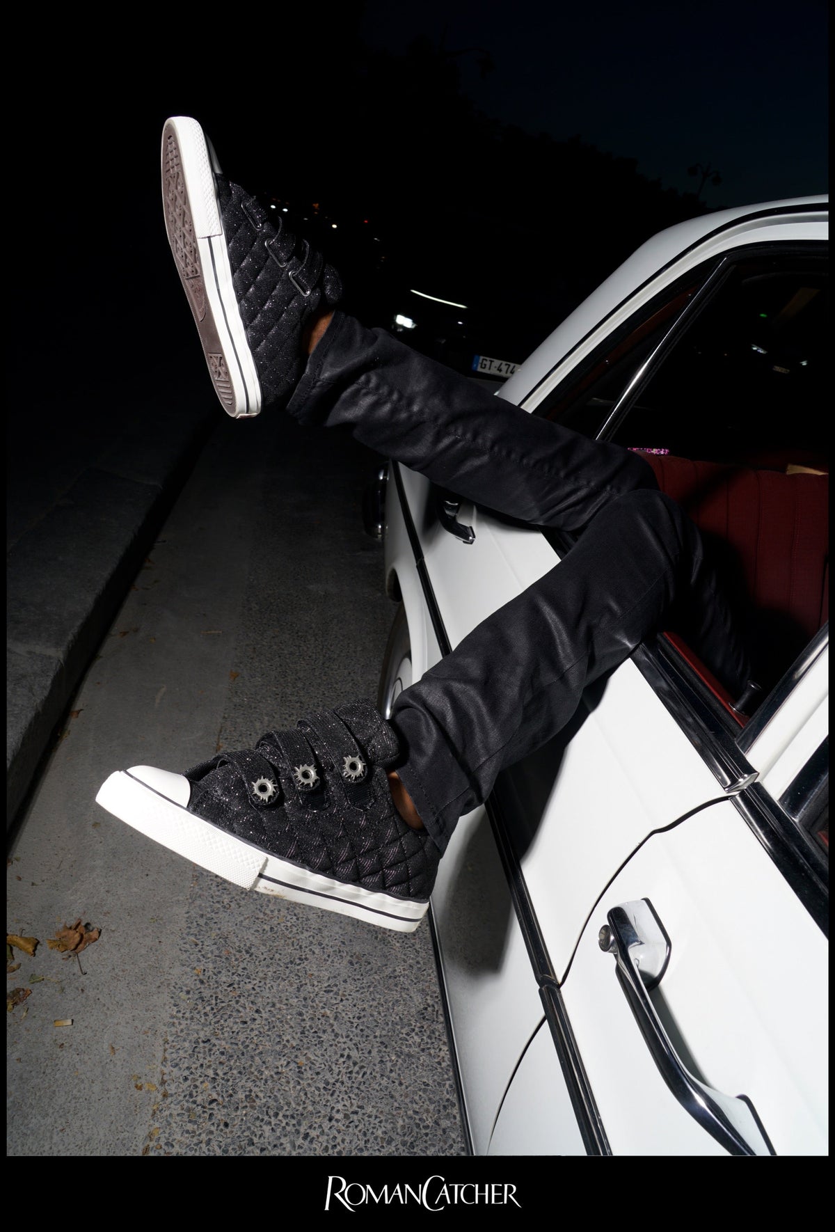 PowStar Jumbo Strap Glitter Black