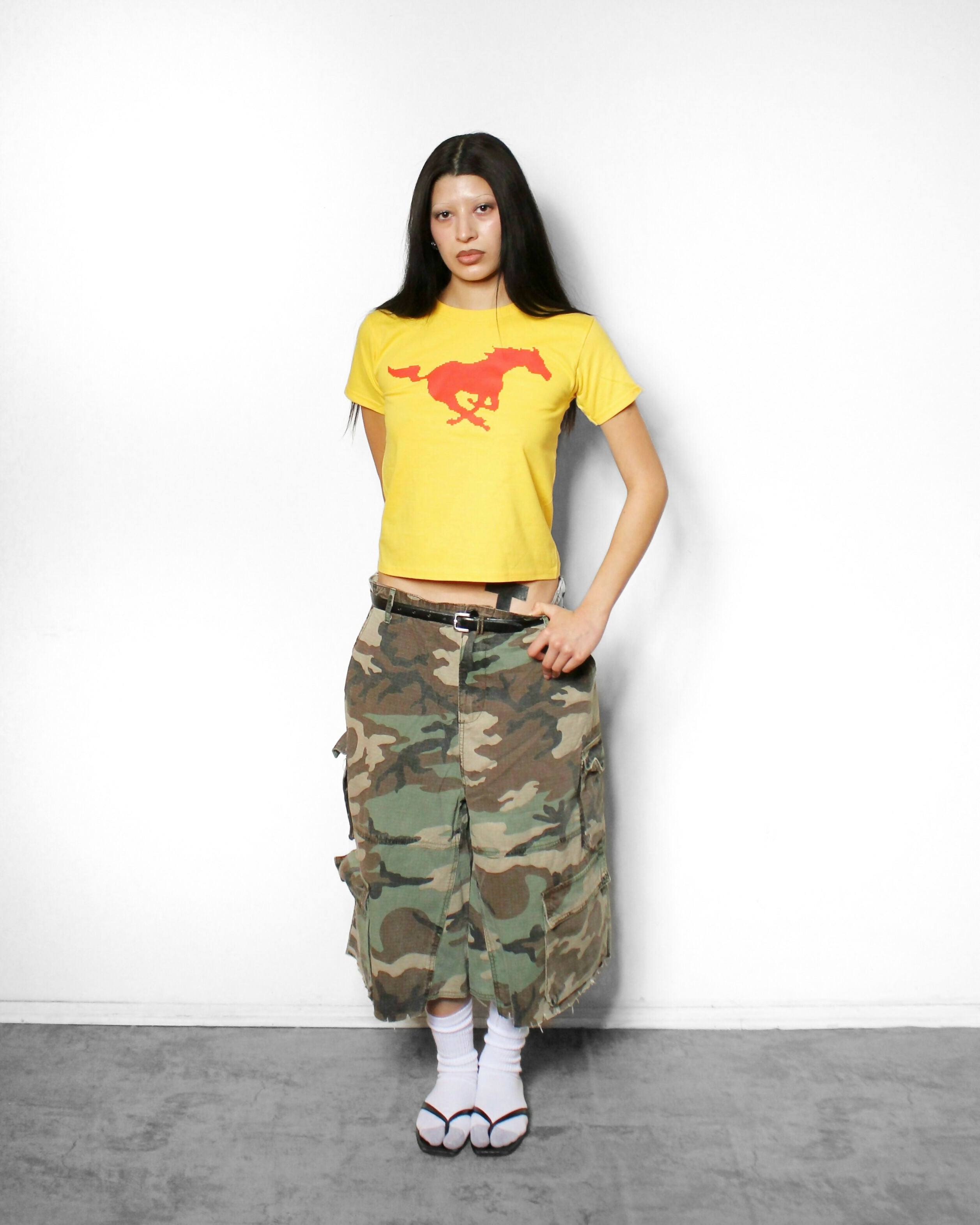 Pixel Horse baby tee