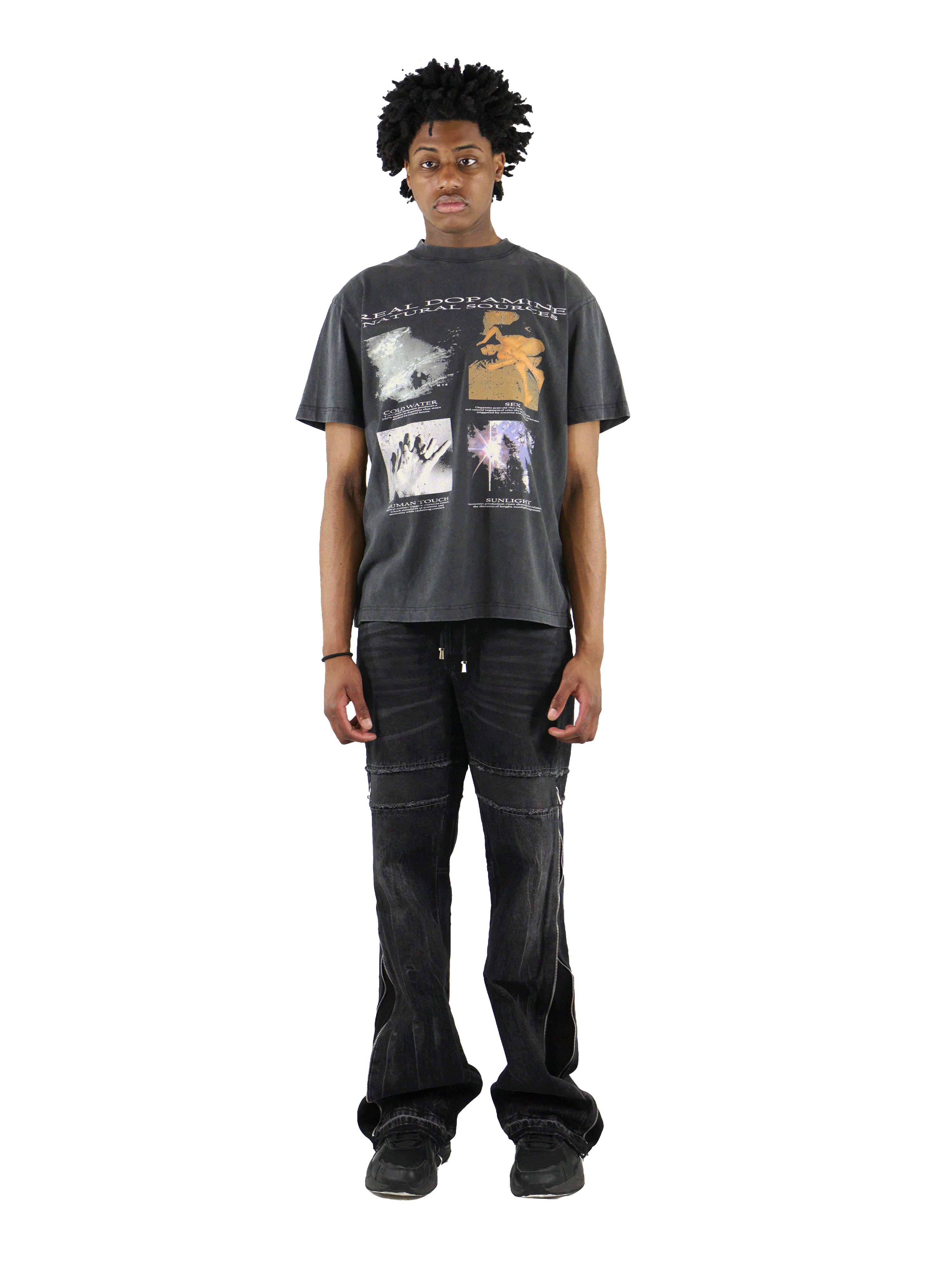 REALDOPAMINE - HEAVYWEIGHT WASHED T-SHIRT