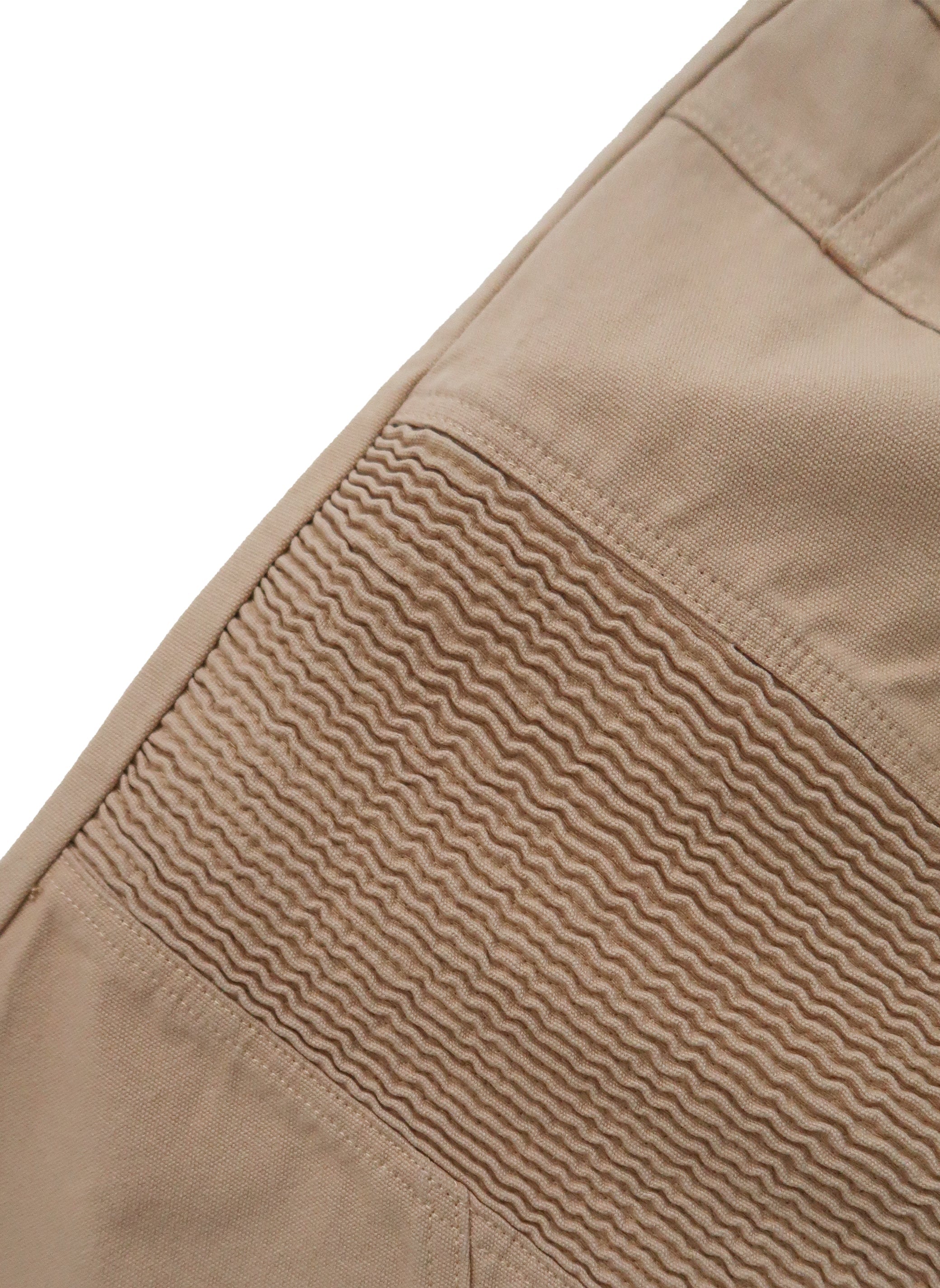 KHAKI BIKER TROUSERS