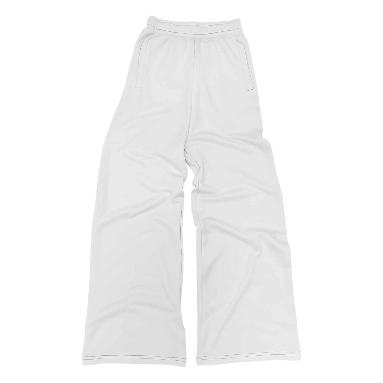 “Patient” White Sweat Pants