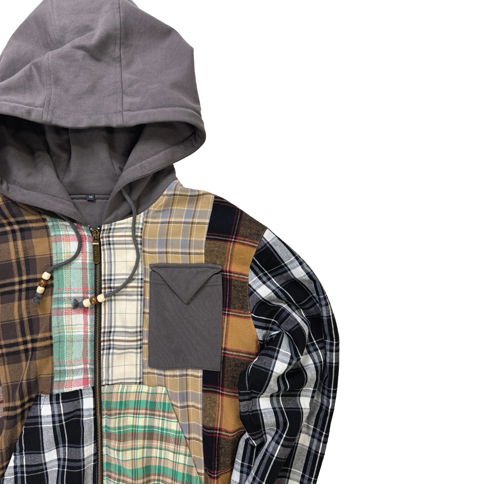 MULTI-FLANNEL ZIP GREY (sample)