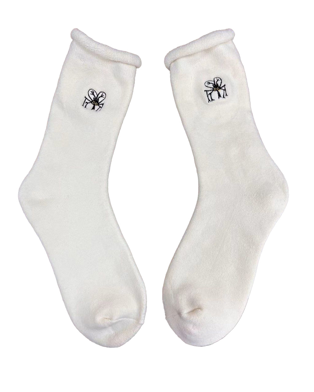 EMBROIDERED FIELD SOCKS (WHITE)