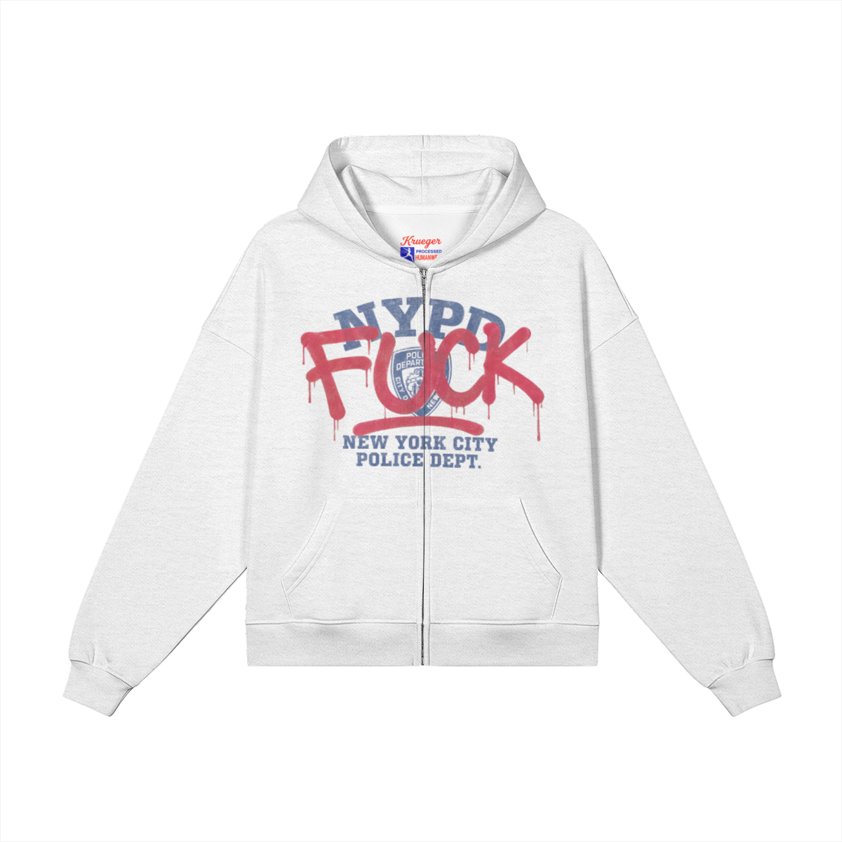 F*ck NYPD Zip Hoodie