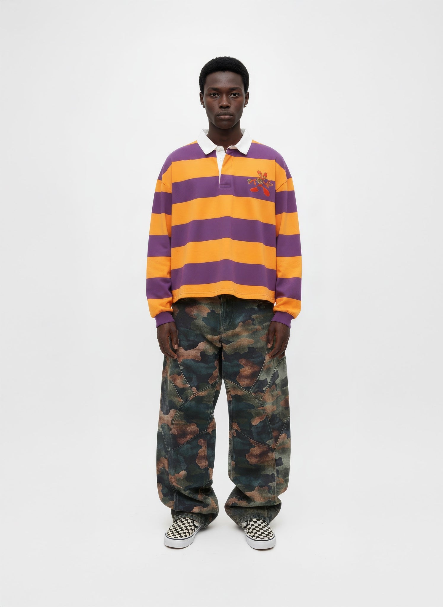 GRUNE STRIPED POLO