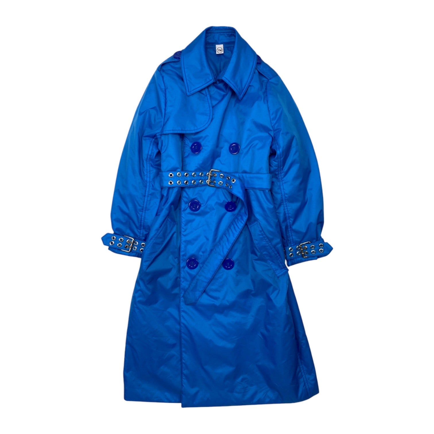 Ripstop Trench Coat (Sky Blue)