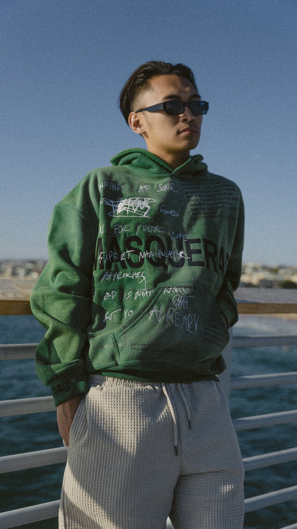 Green Vicious Fumes Hoodie