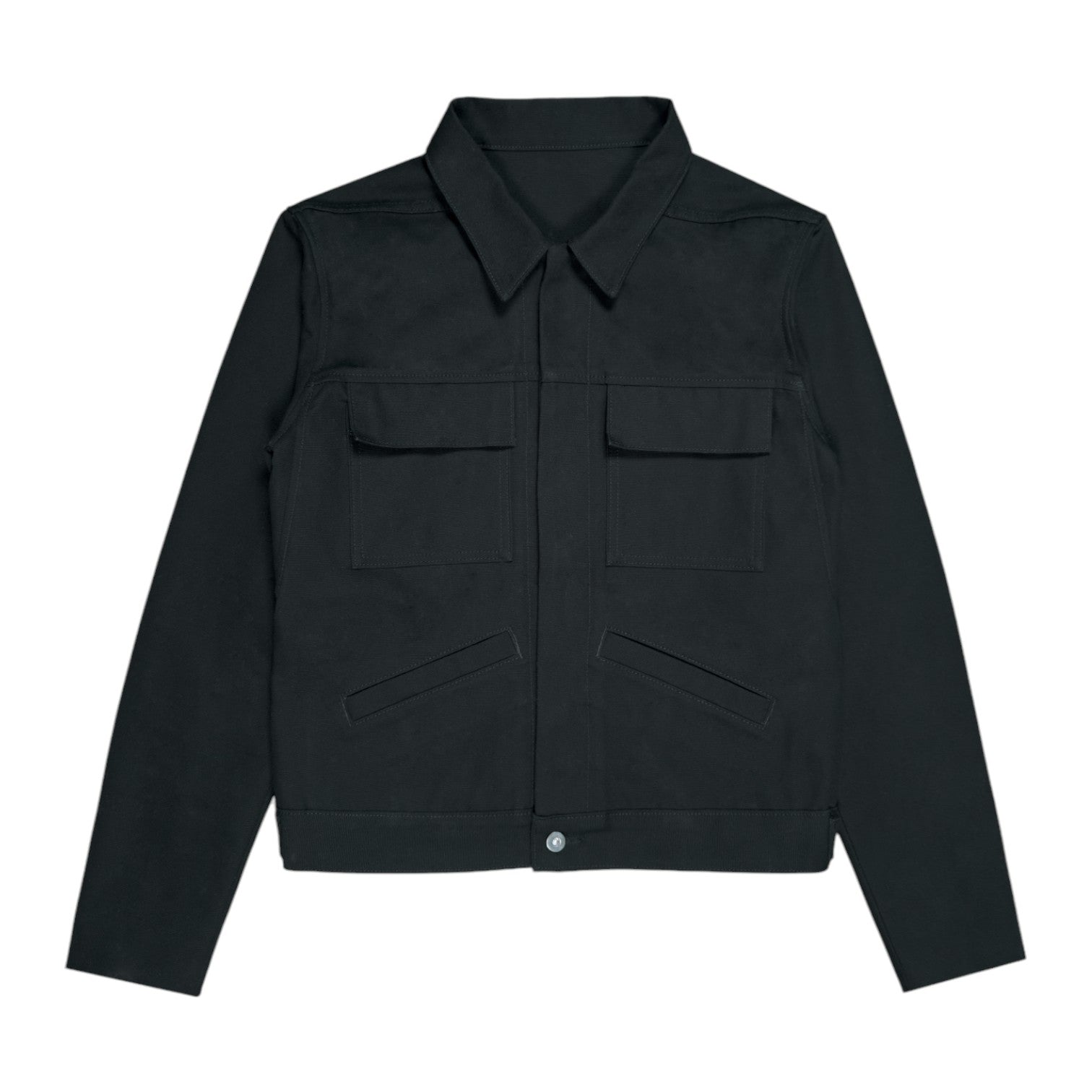 BLACK UTILITY WORK JACKET