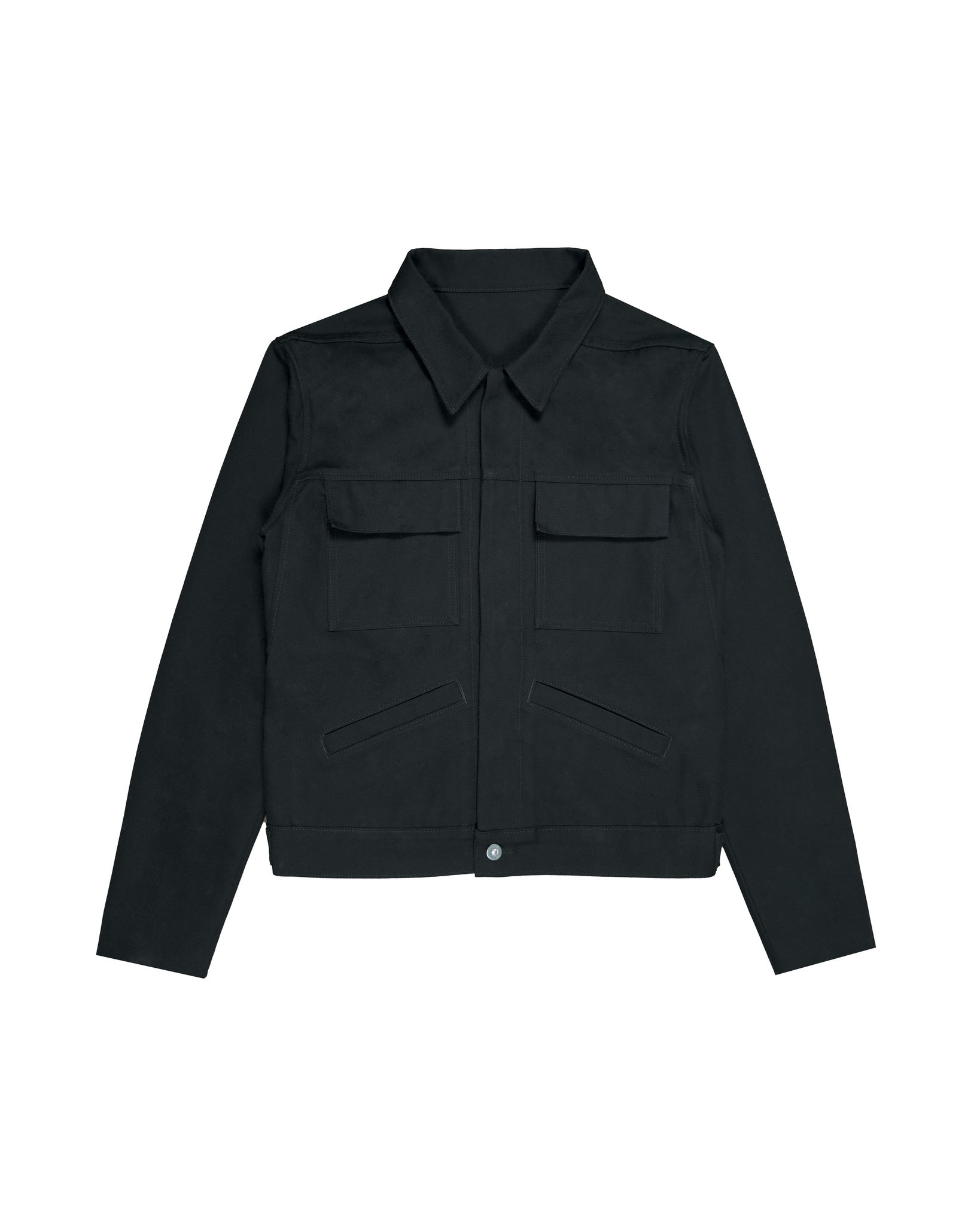 BLACK UTILITY WORK JACKET