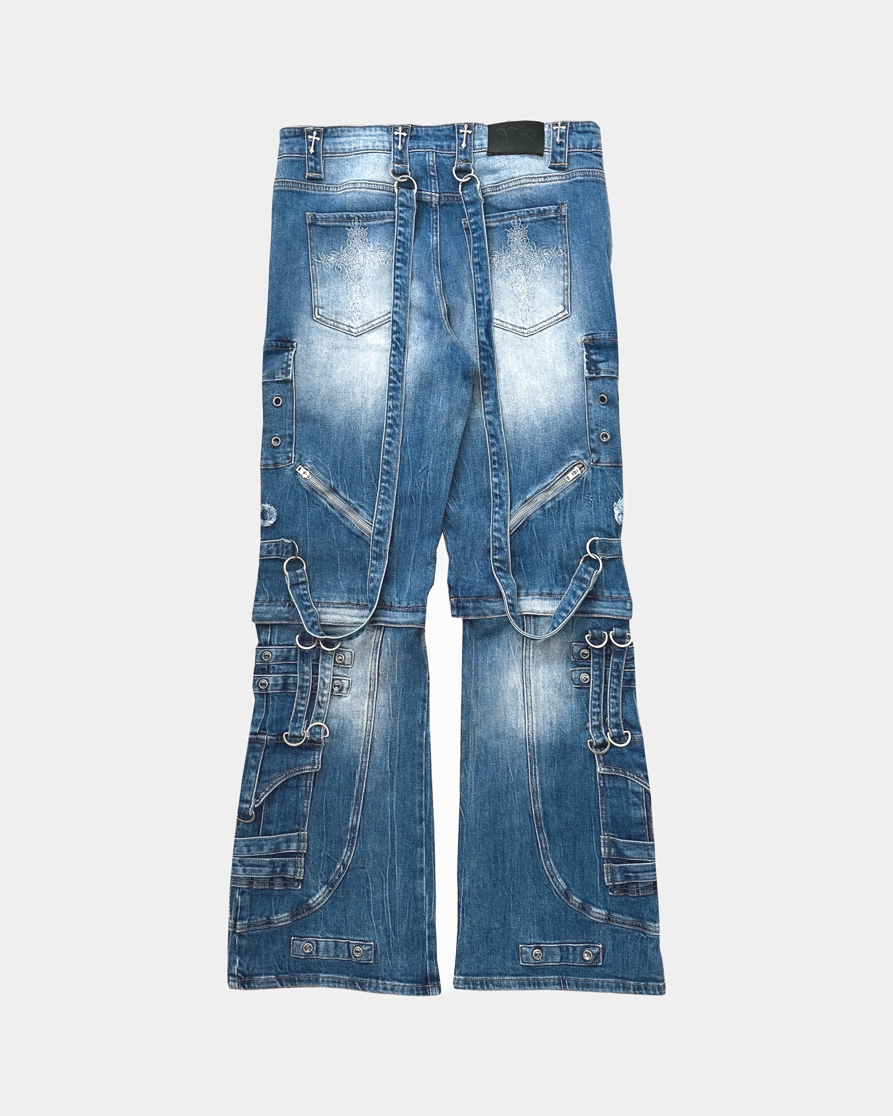 "Vanished" Raver Jeans V3 (Washed Blue)