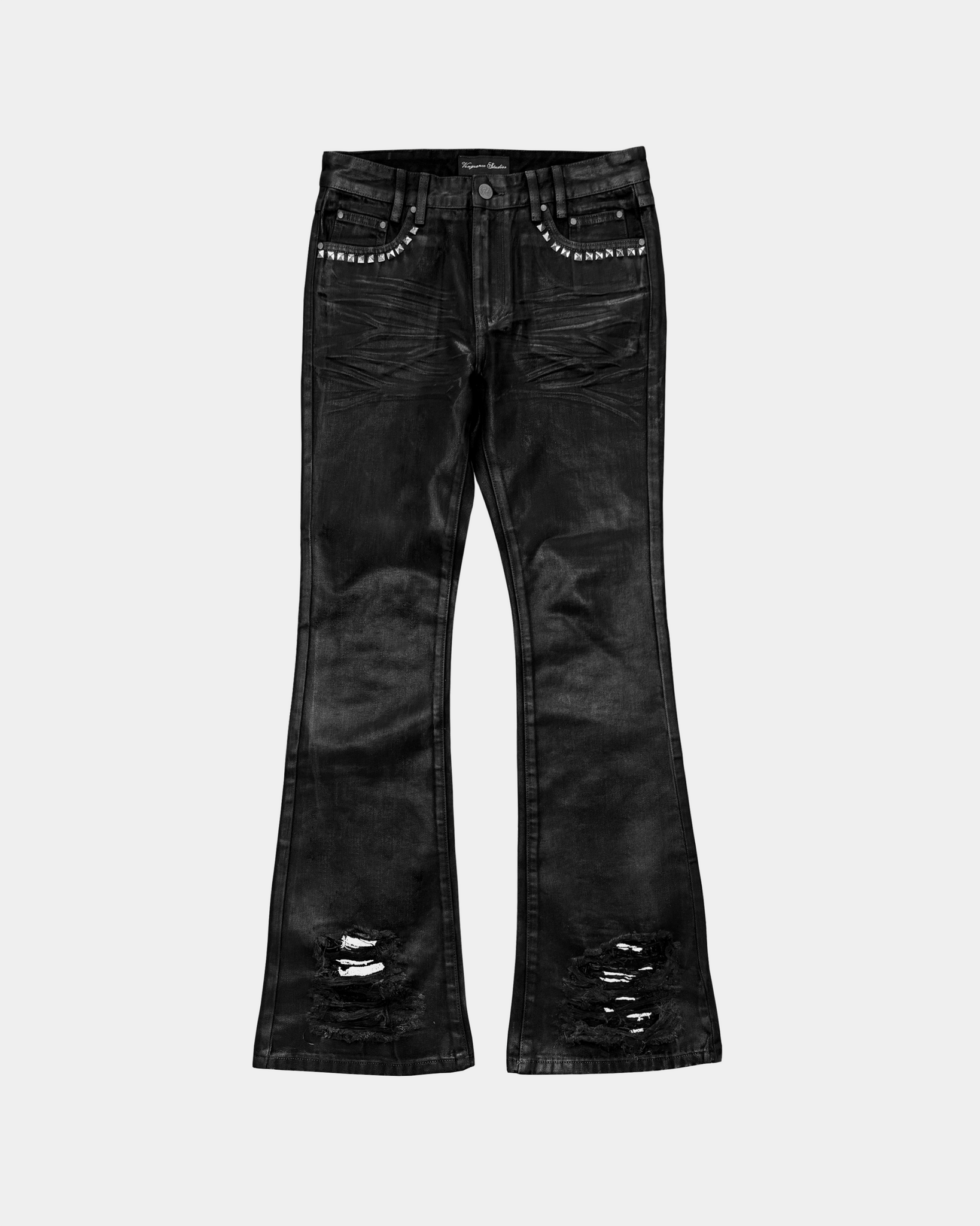 "Vendetta" Waxed Denim Jeans V2