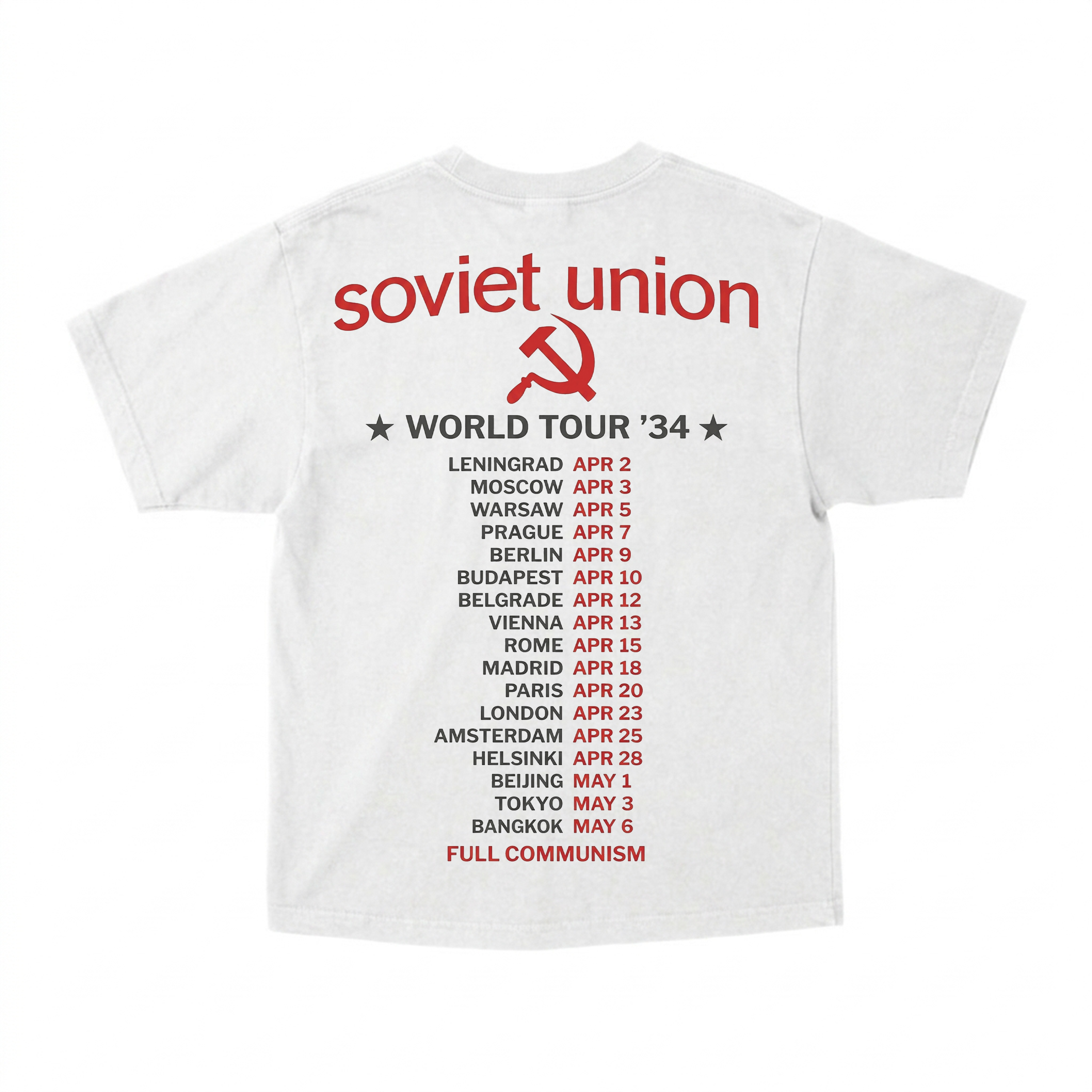 Soviet World Tour '34 Tee