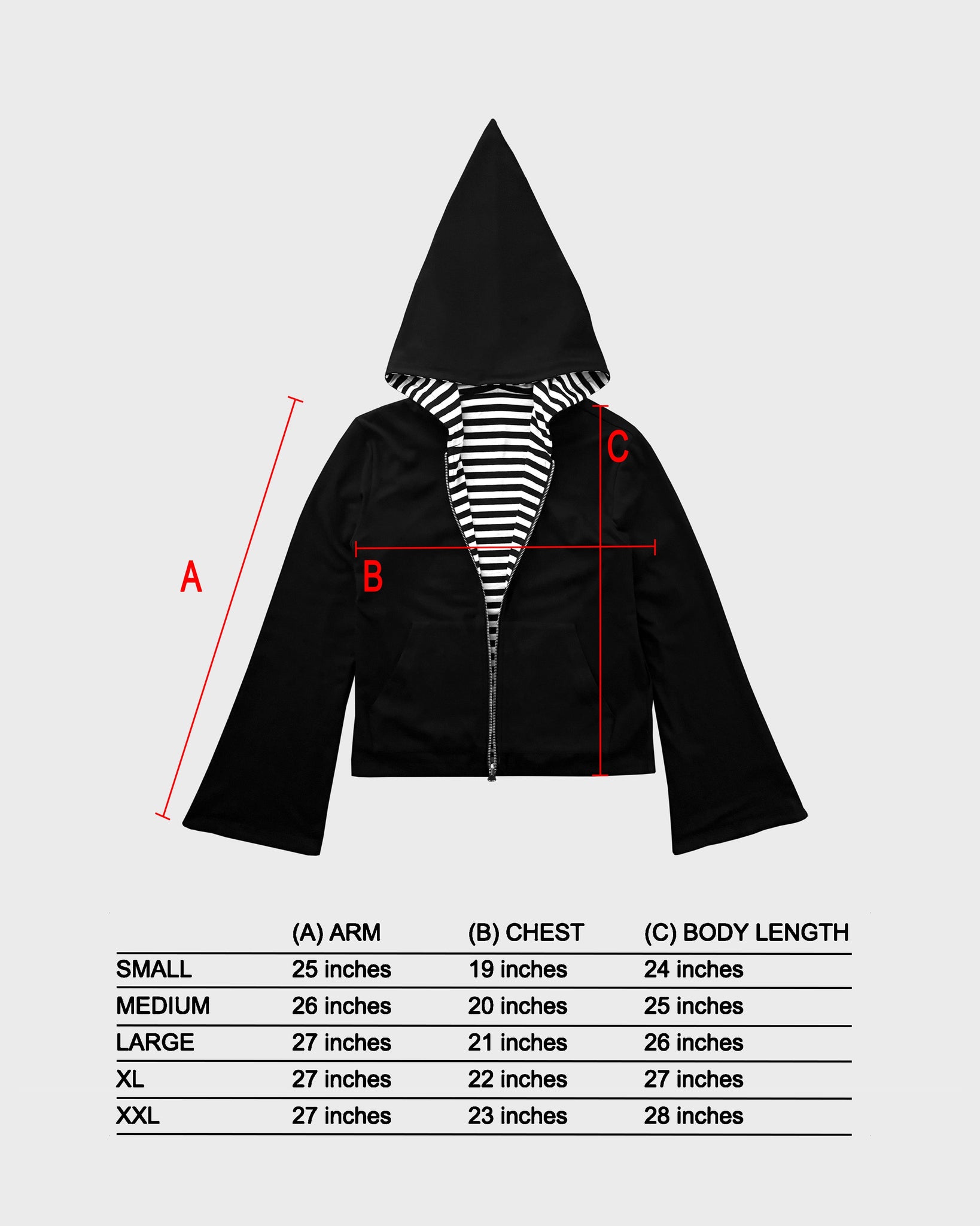 "Warlock" Reversible Hoodie