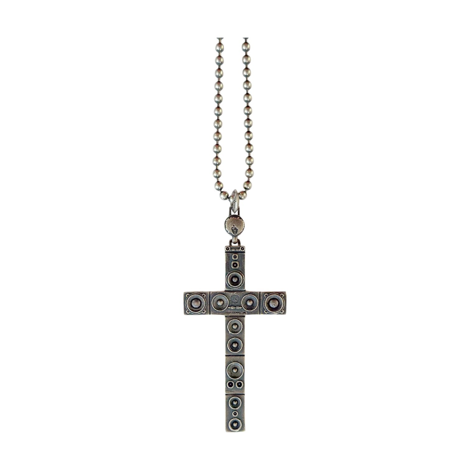 Symphony Speaker Cross Necklace