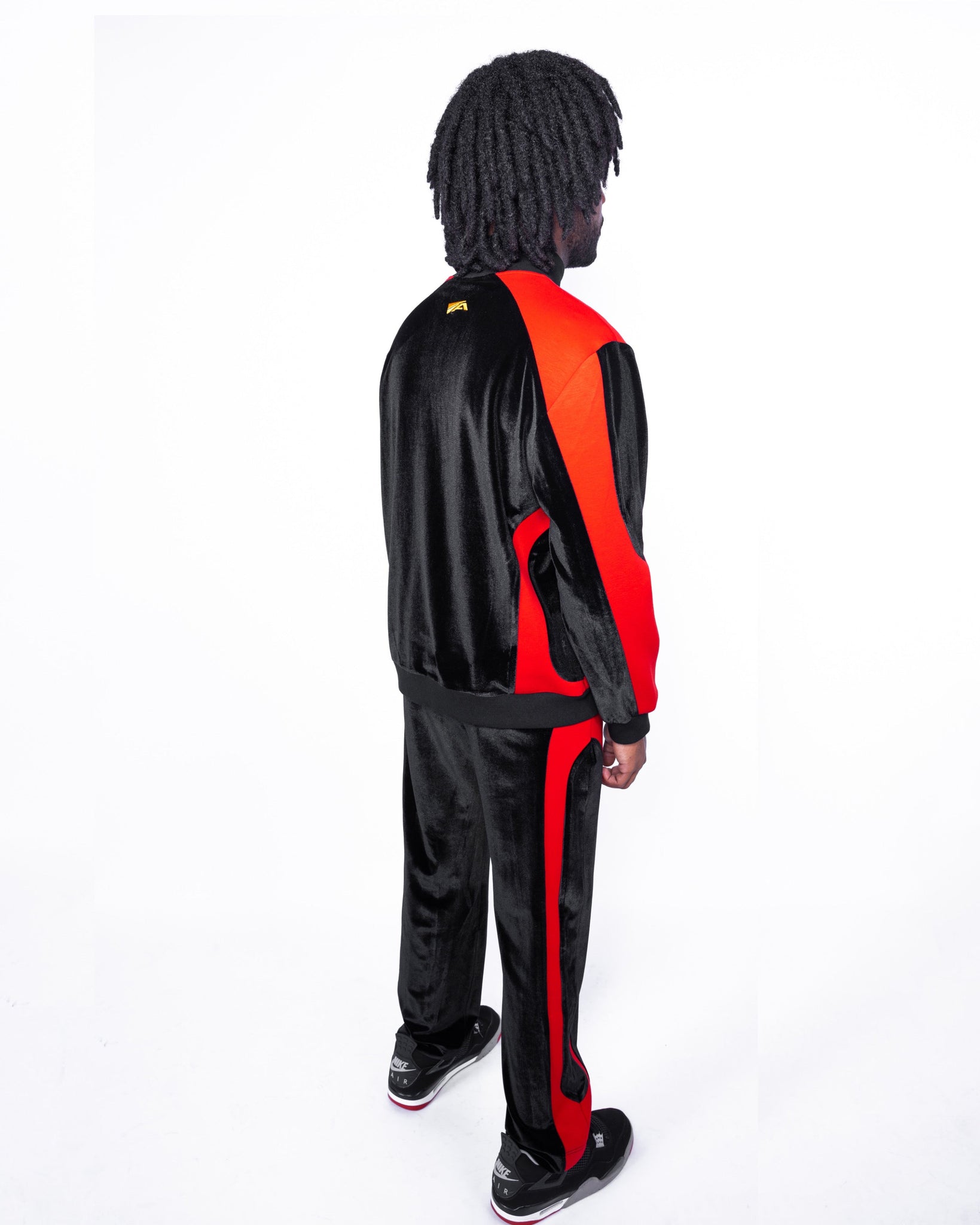 Velour Halo Track Pants (Bred)
