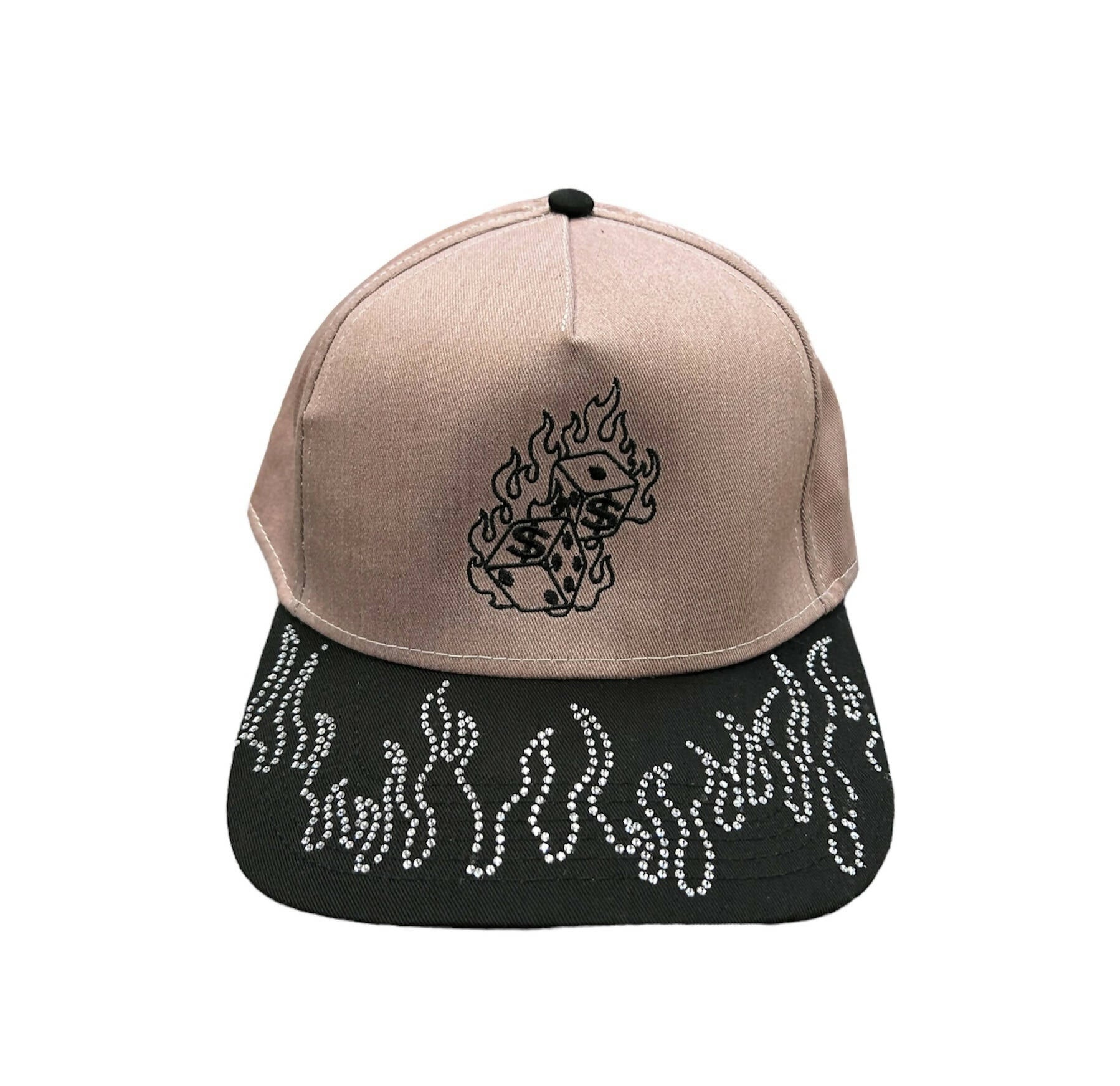 Brown Dyed “Roll the Dice” Snapback hat