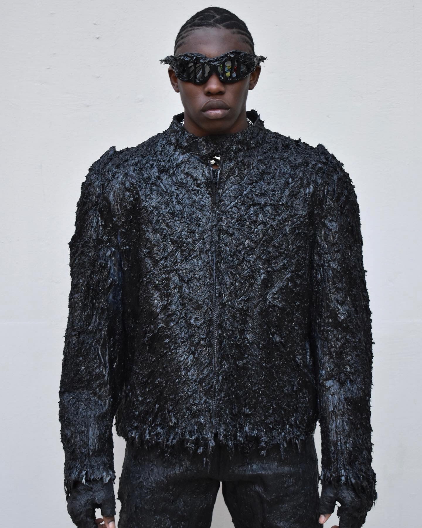 BLACK RIDDICK MOTO JACKET