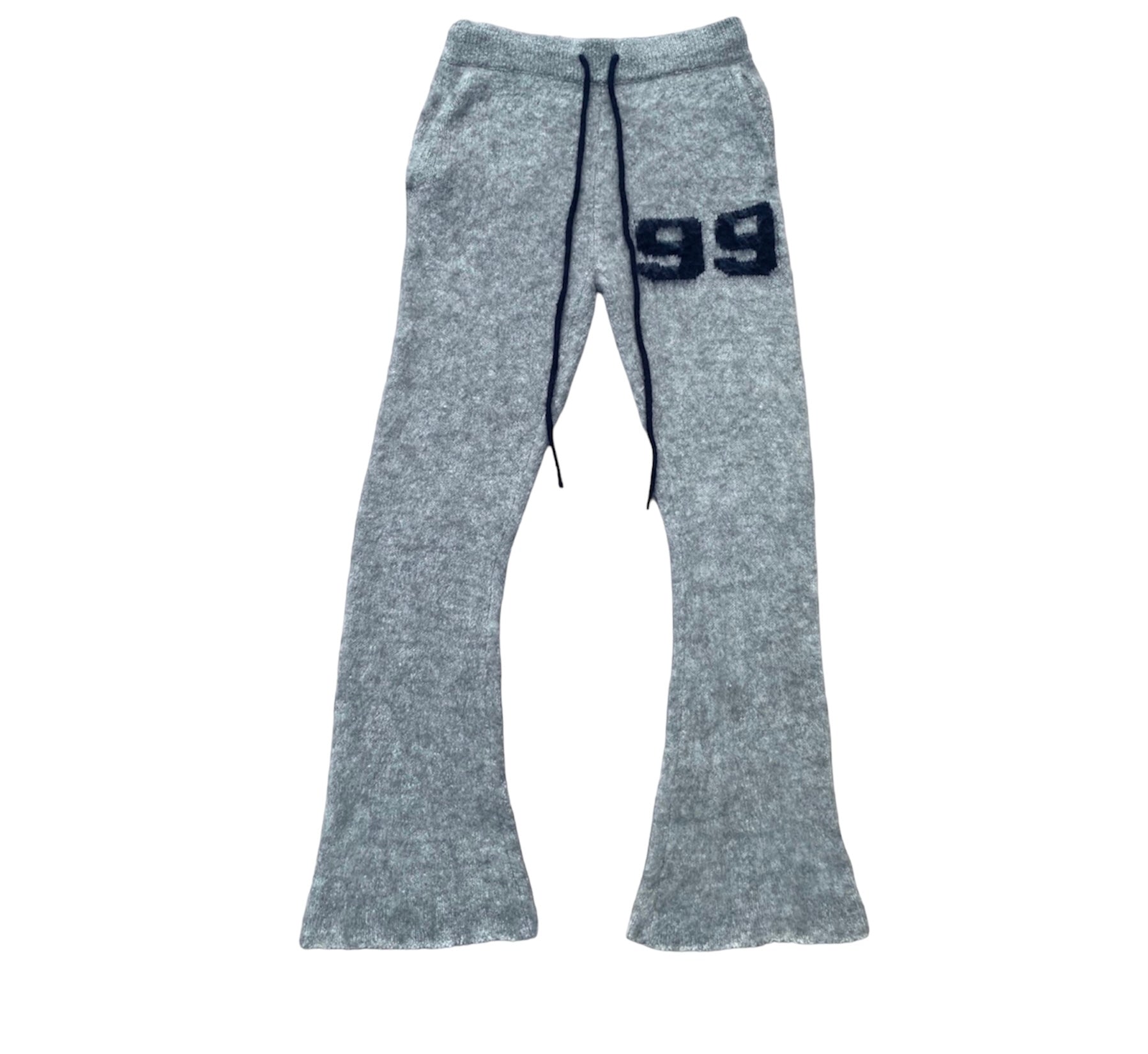 Mohair Flare Pants Grey